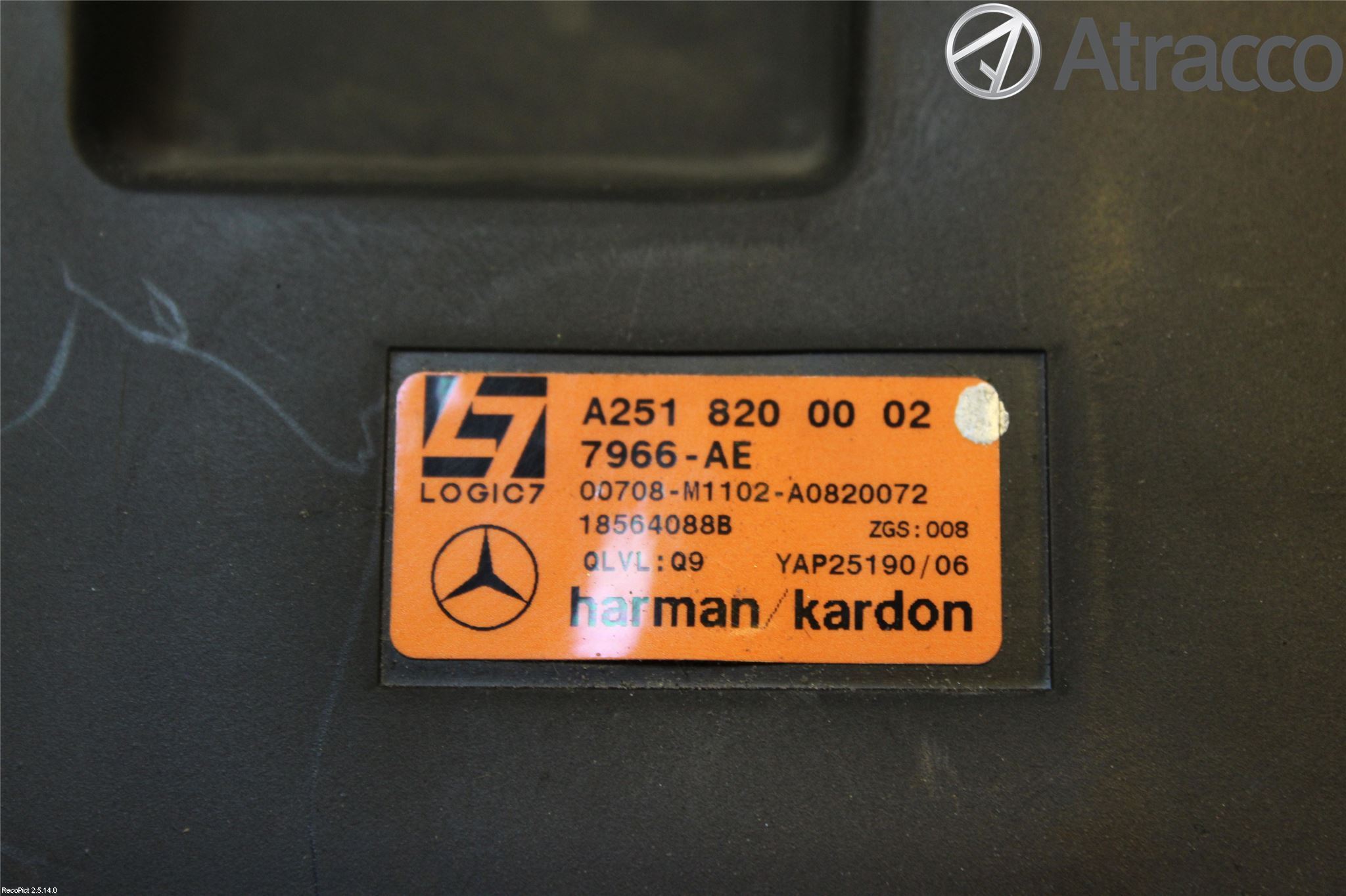 Mercedes-Benz MB R-KLASS (W251) 05-13 Innr Høyttaler