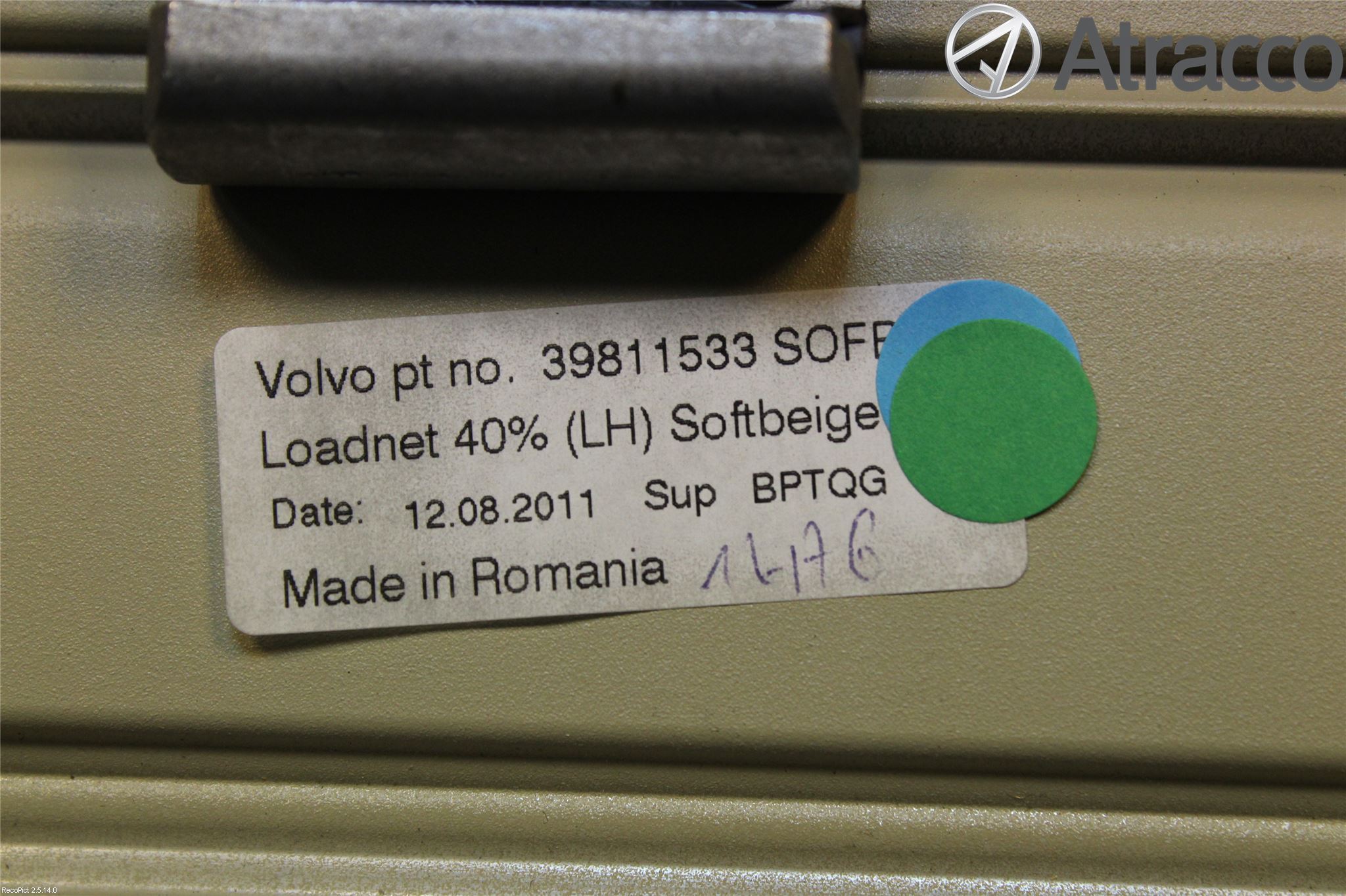 Volvo V60 11-13 Innr Lastenett
