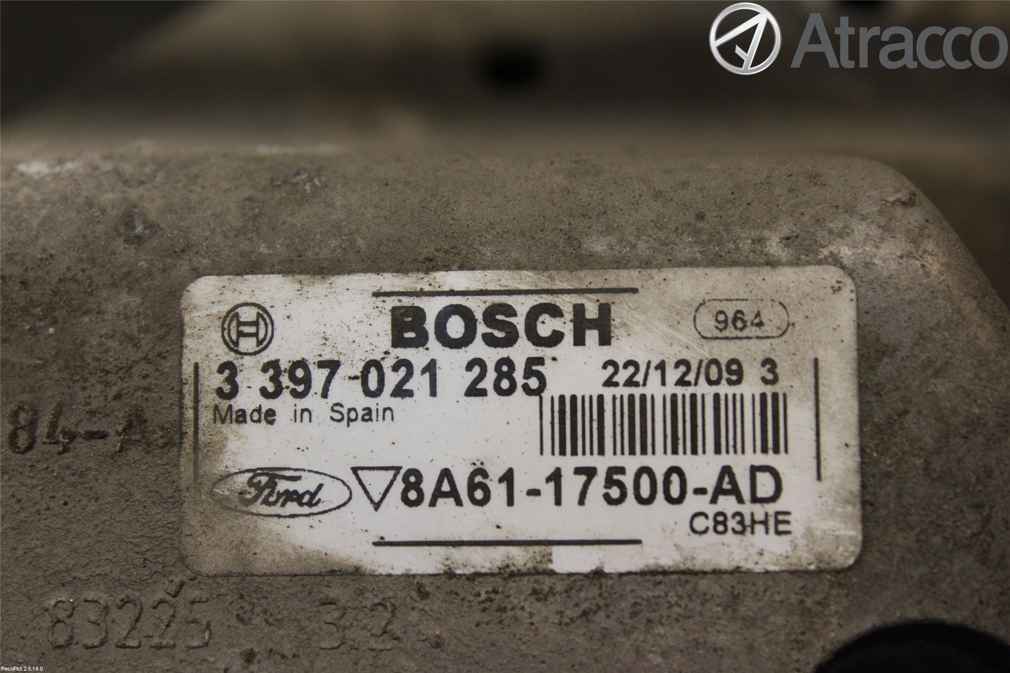 Ford FIESTA 09-12 Viskeroverføring Frontrute