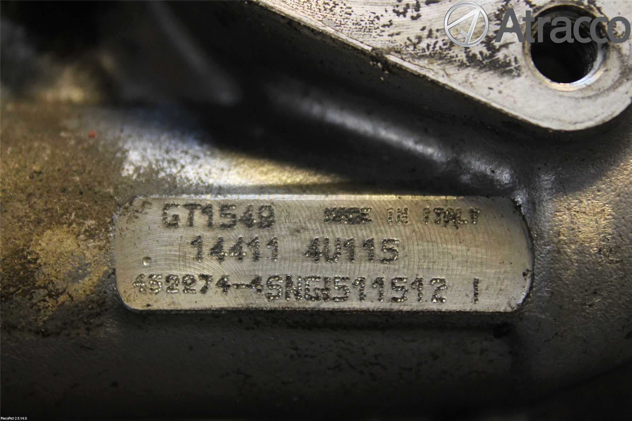 Nissan ALMERA TINO Turboaggregat