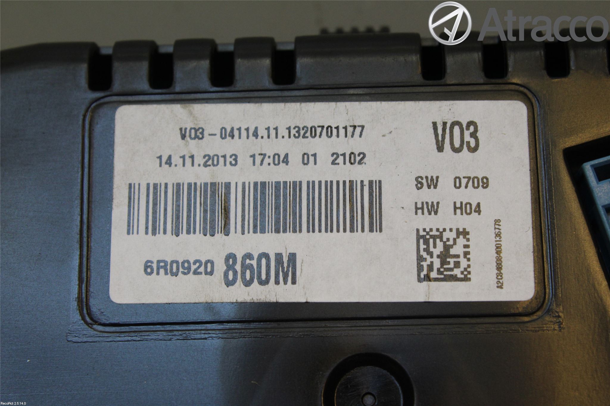 Volkswagen VW POLO 10-17 Instr Kombinert