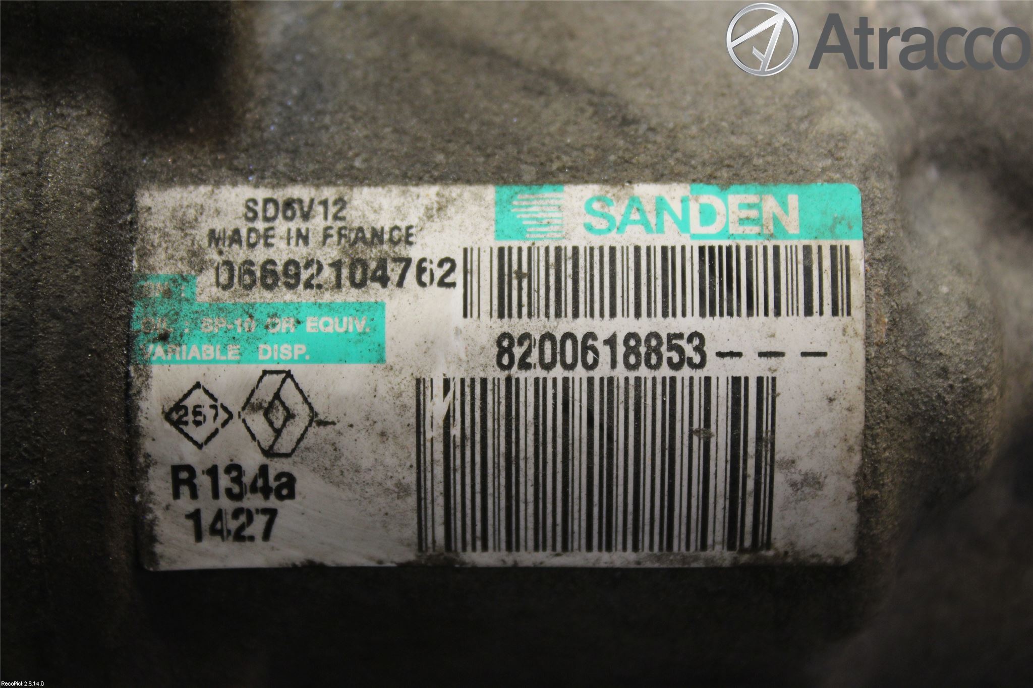 Renault CLIO II 01-08 Varme Ac Kompressor