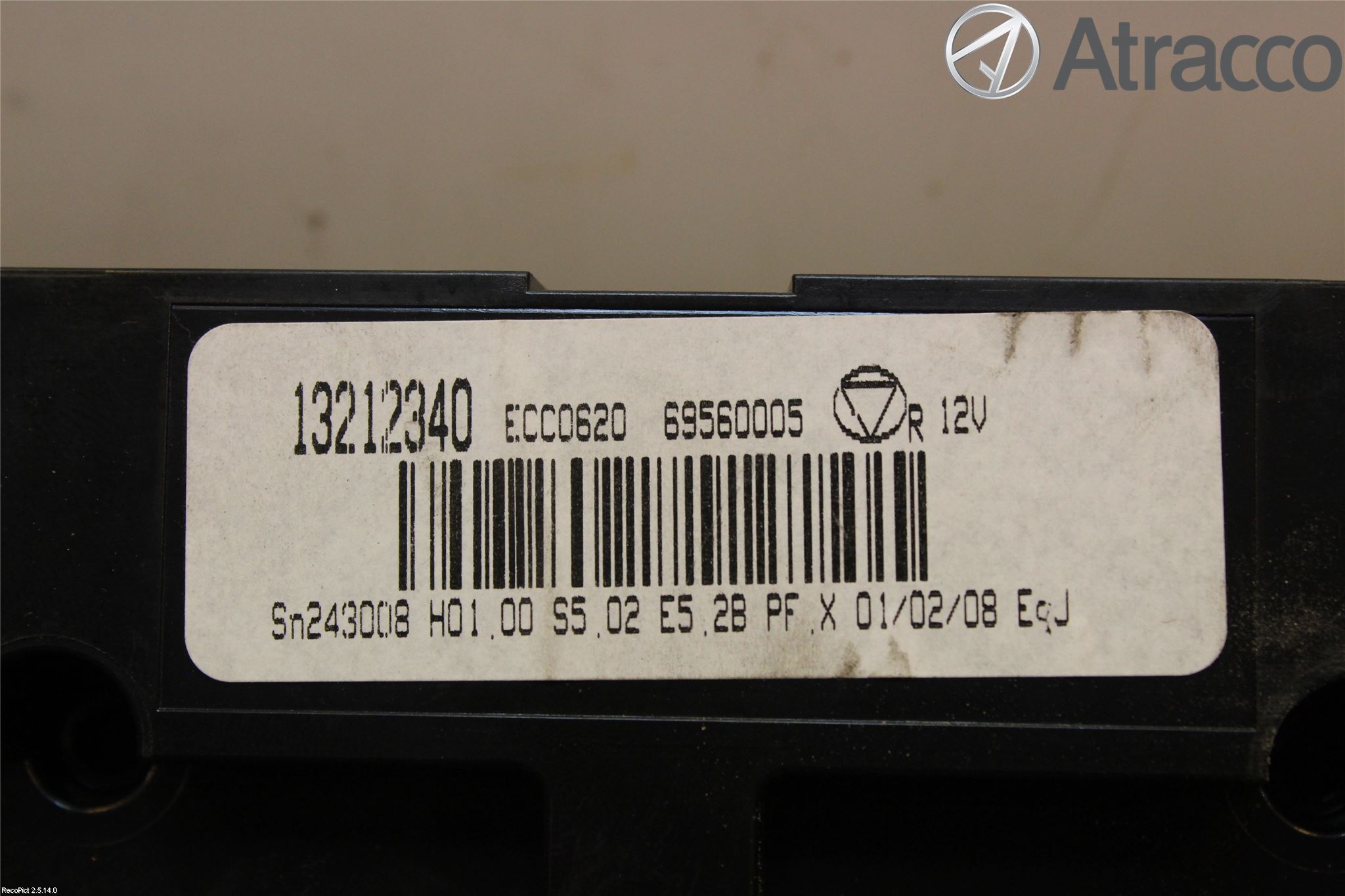 Opel VECTRA C 06-08 Varme Ac Betjening-Display