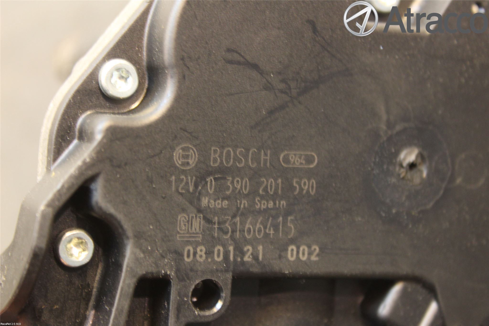 Opel VECTRA C 06-08 Viskermotor Bakluke