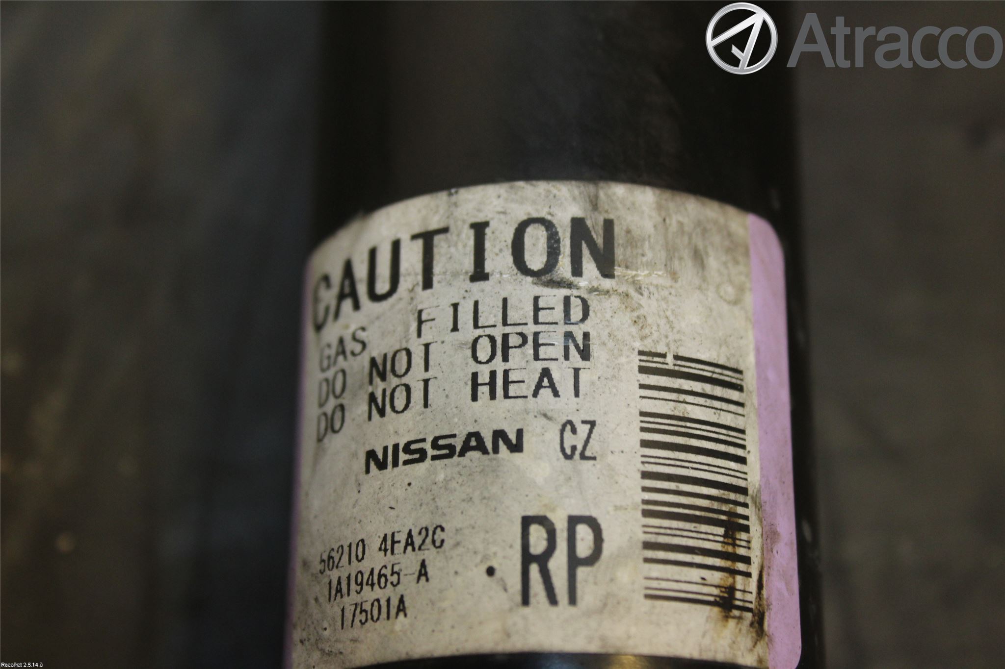 Nissan QASHQAI 14-17 Støtdemper Bak