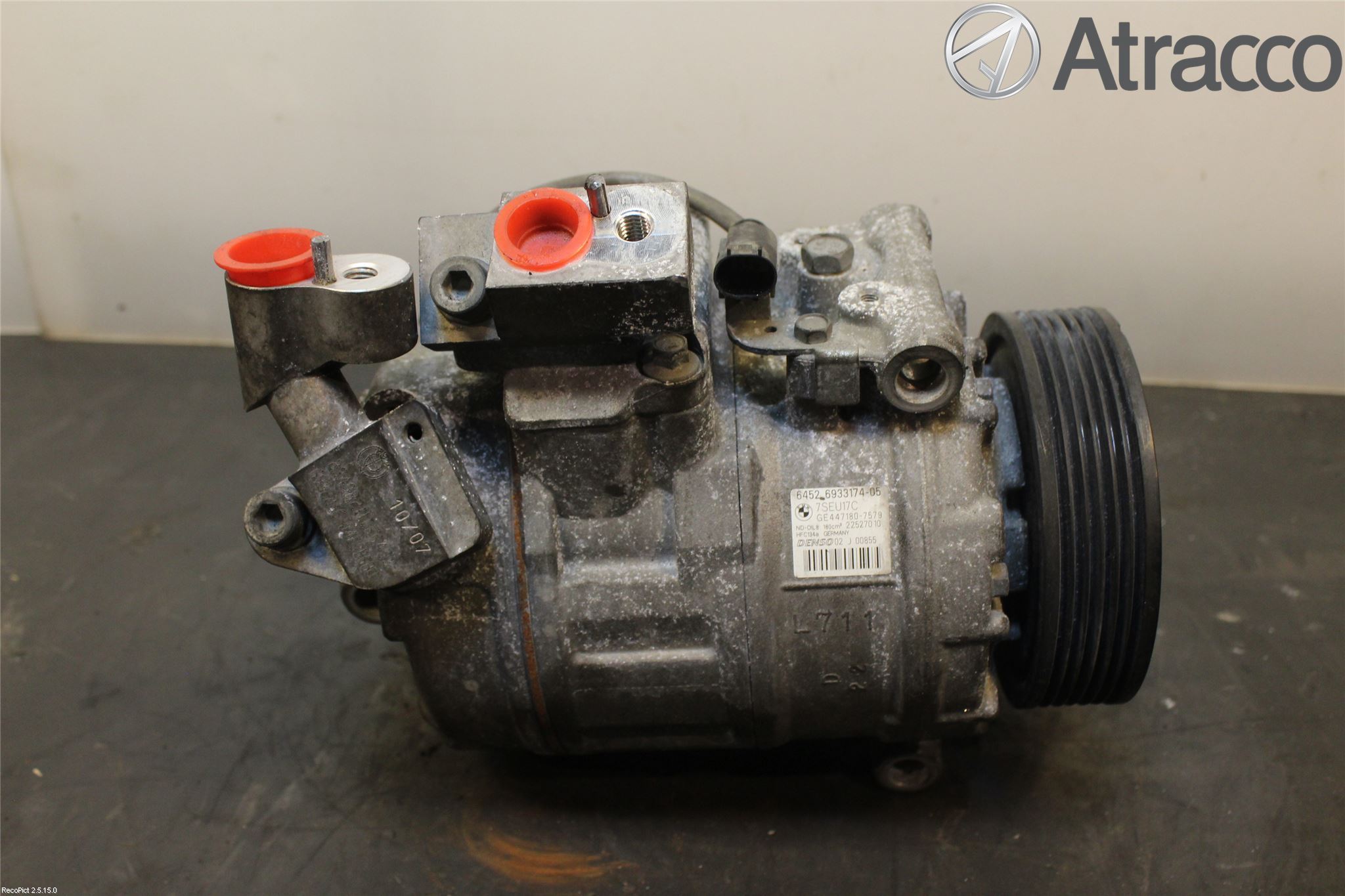 BMW 5 E60/61 Sed/Tou 02-10 Varme Ac Kompressor