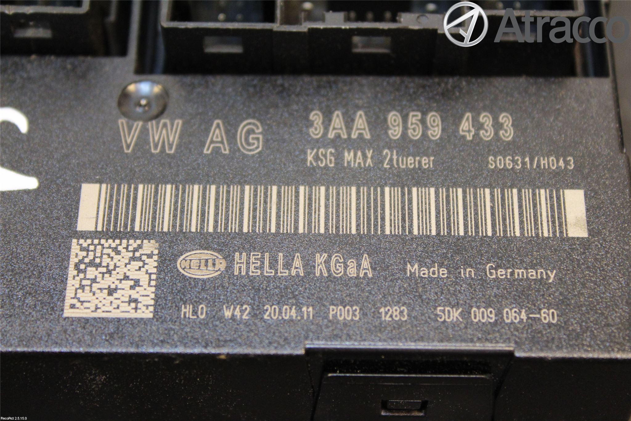 Volkswagen VW PASSAT 11-14 Styreenhet Klima