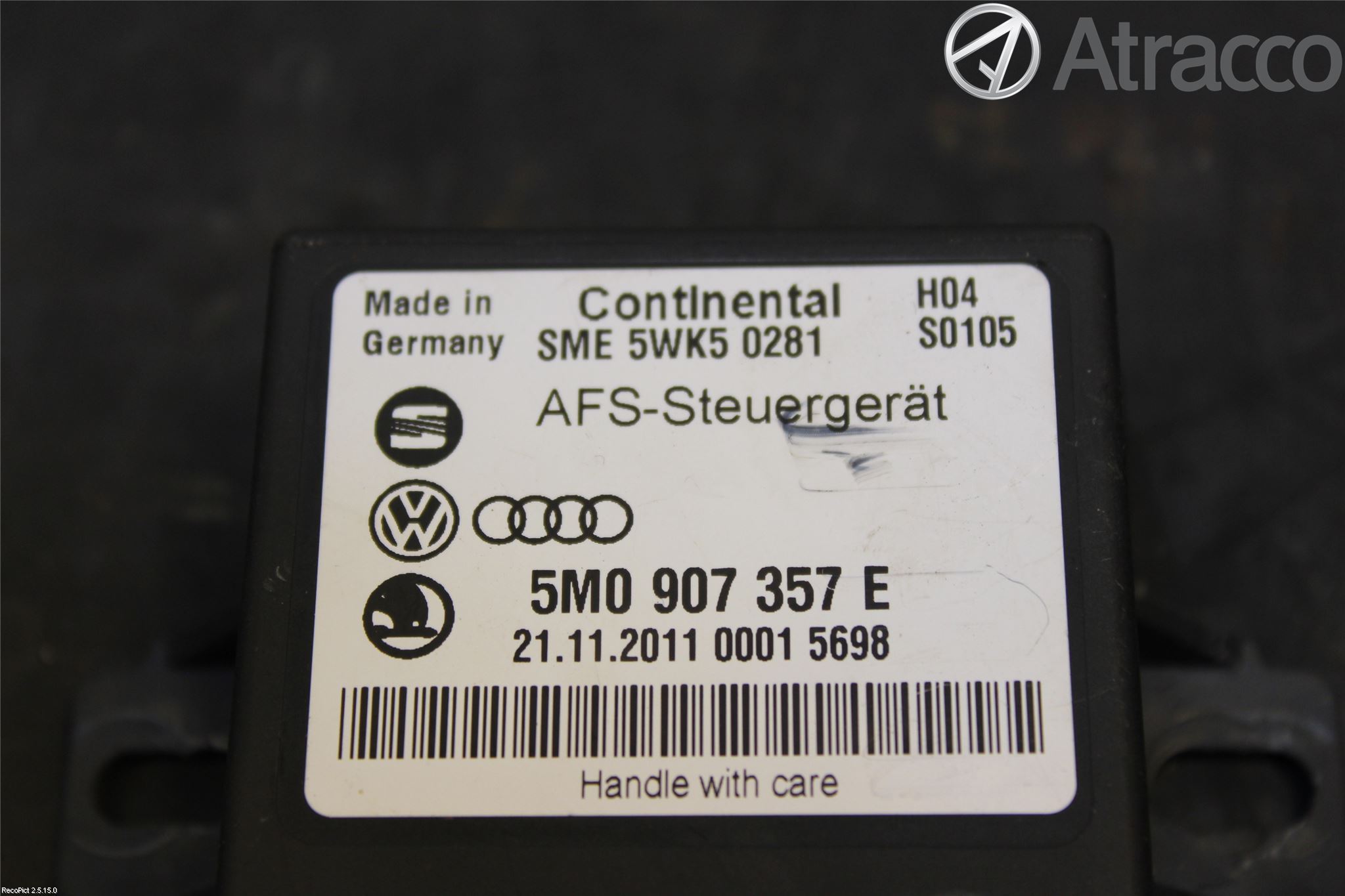Volkswagen VW PASSAT 11-14 Styreenhet Øvrig