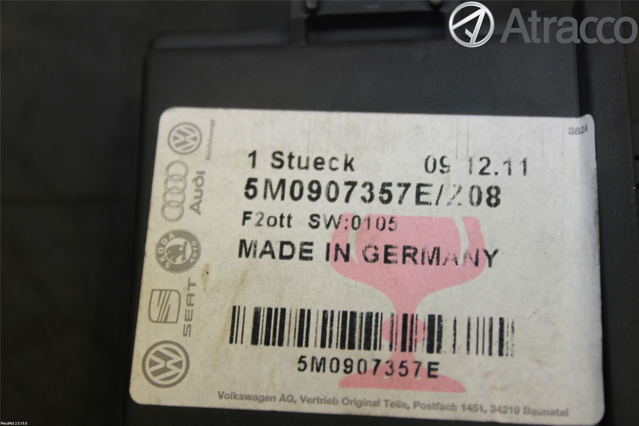 Volkswagen VW PASSAT 11-14 Styreenhet Øvrig
