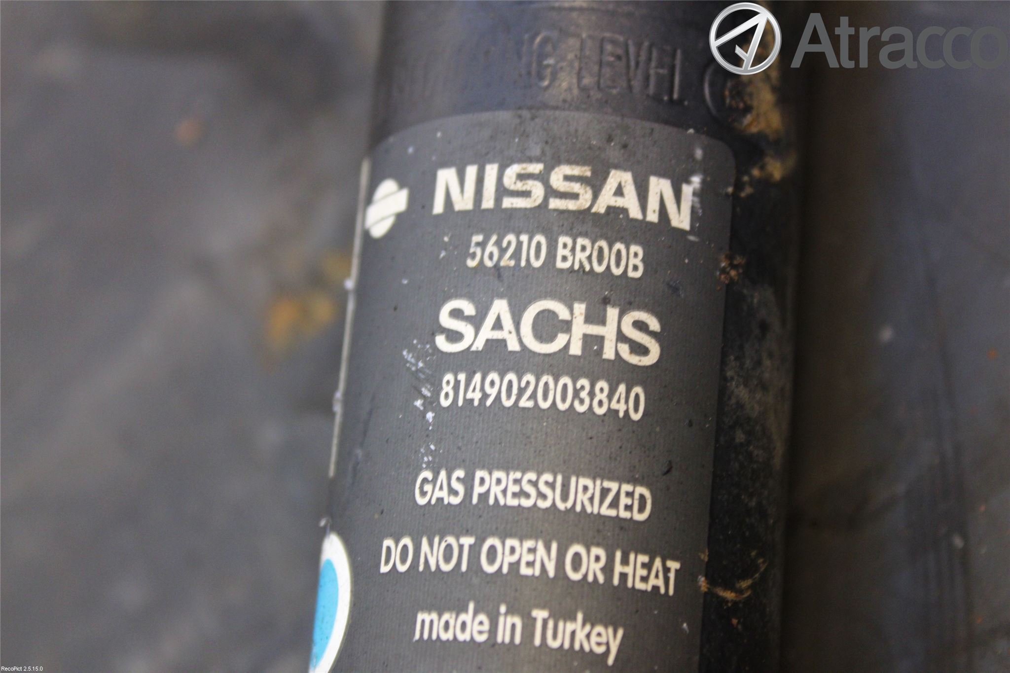 Nissan QASHQAI 10-14 Støtdemper Bak