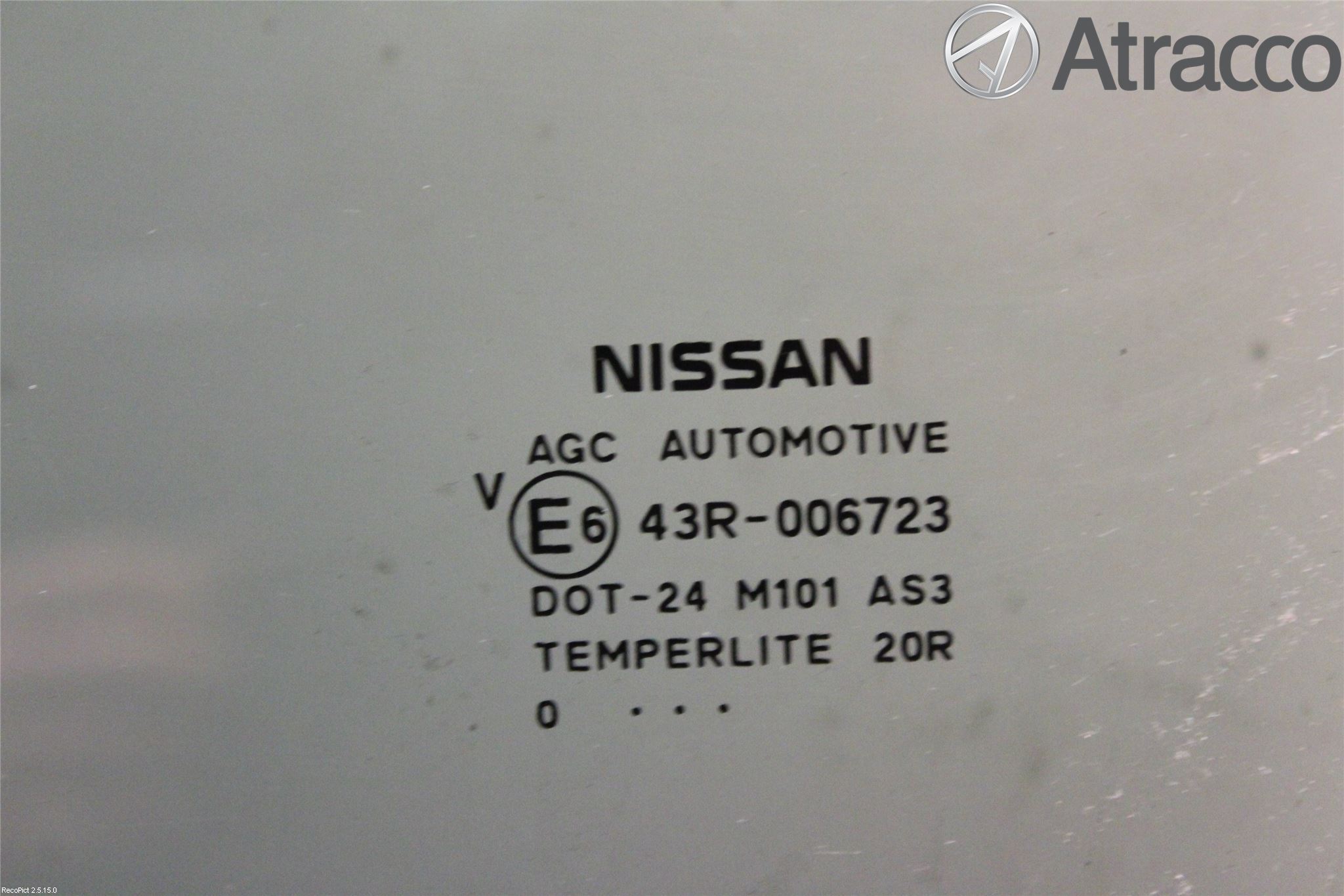 Nissan QASHQAI 10-14 Dørrute Bak Venstre 4Dørs