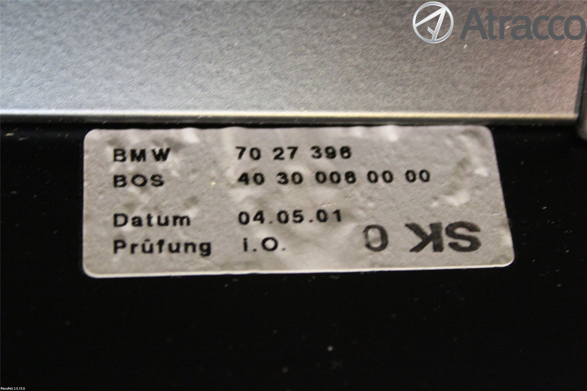 BMW 3 E46      98-05 Innr Innsyn Beskytelse Stv