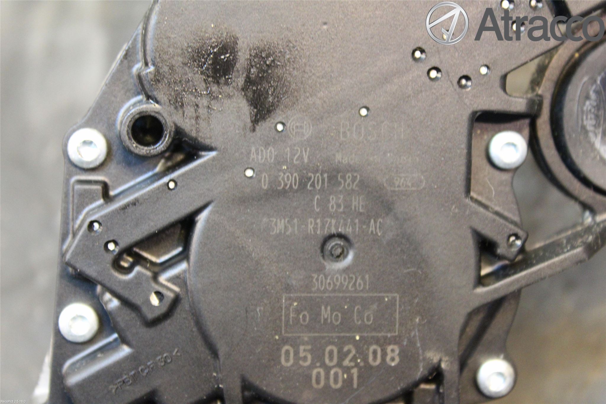 Volvo V50 04-07 Viskermotor Bakluke