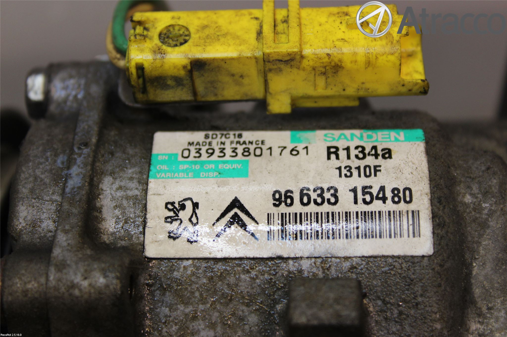 Citroen C5     05-08 Varme Ac Kompressor