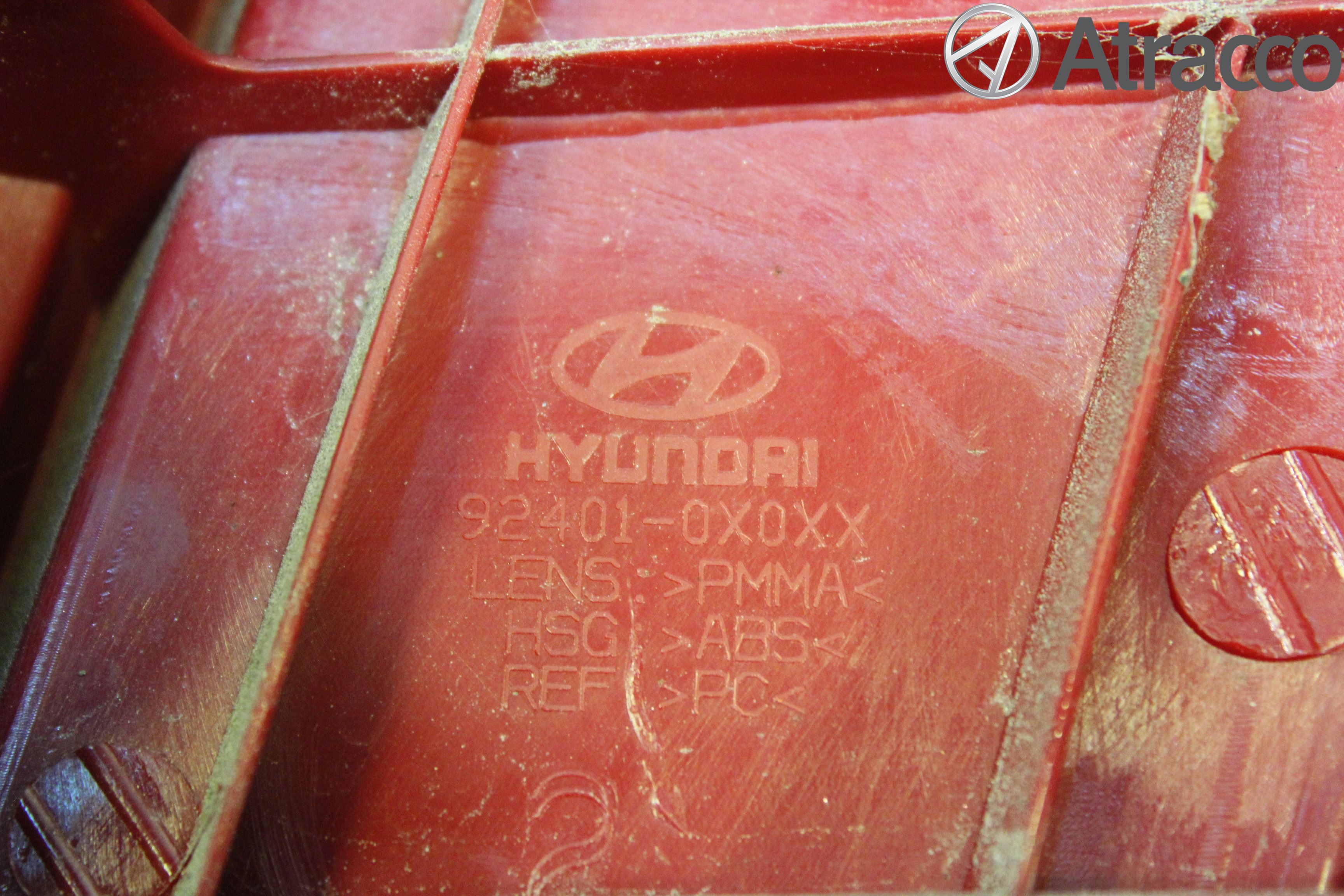 Hyundai i10 PA 08-13 Baklykt Venstre