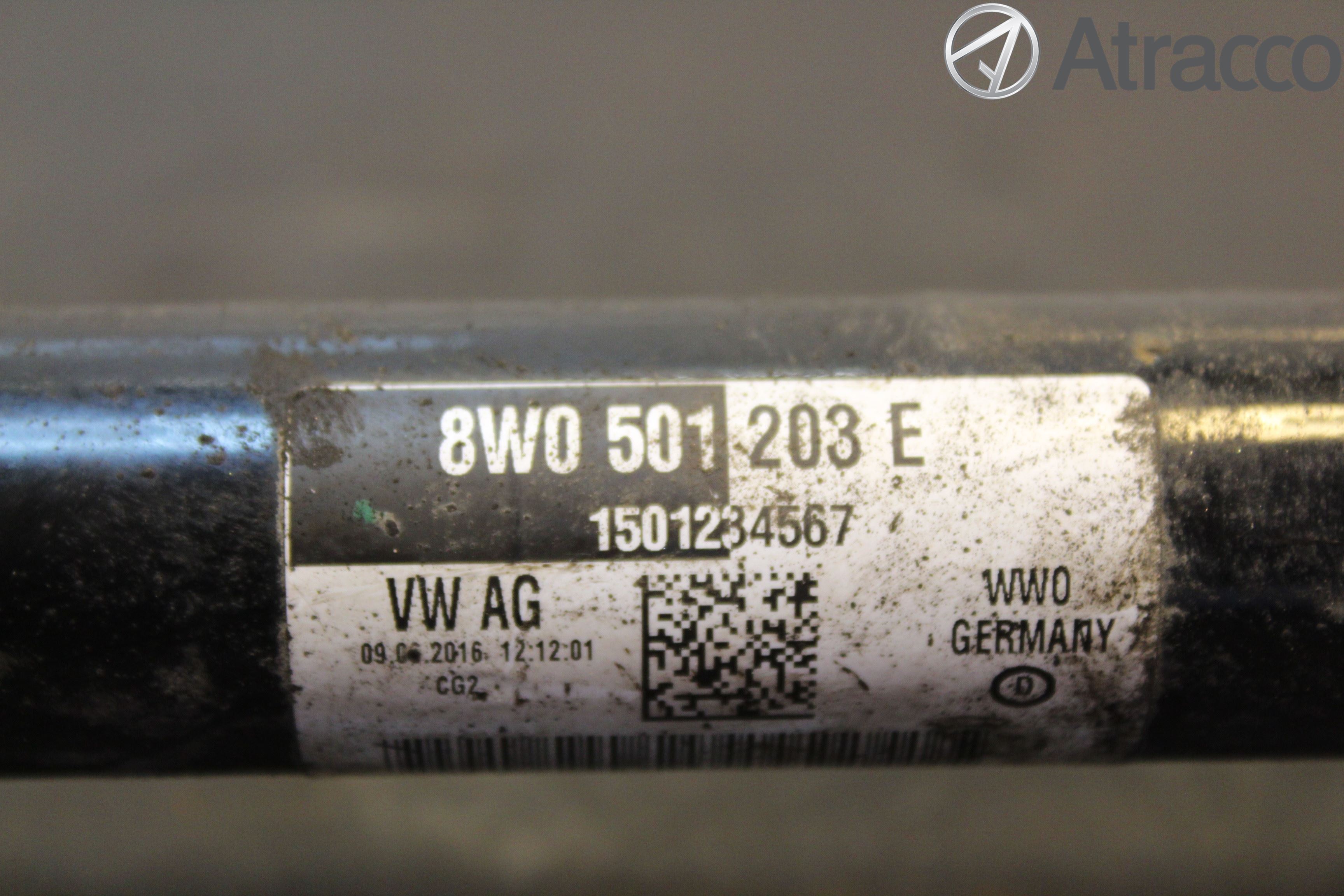 Audi A4/S4 B9 16-19 Drivaksel Bak Kompl Høyre