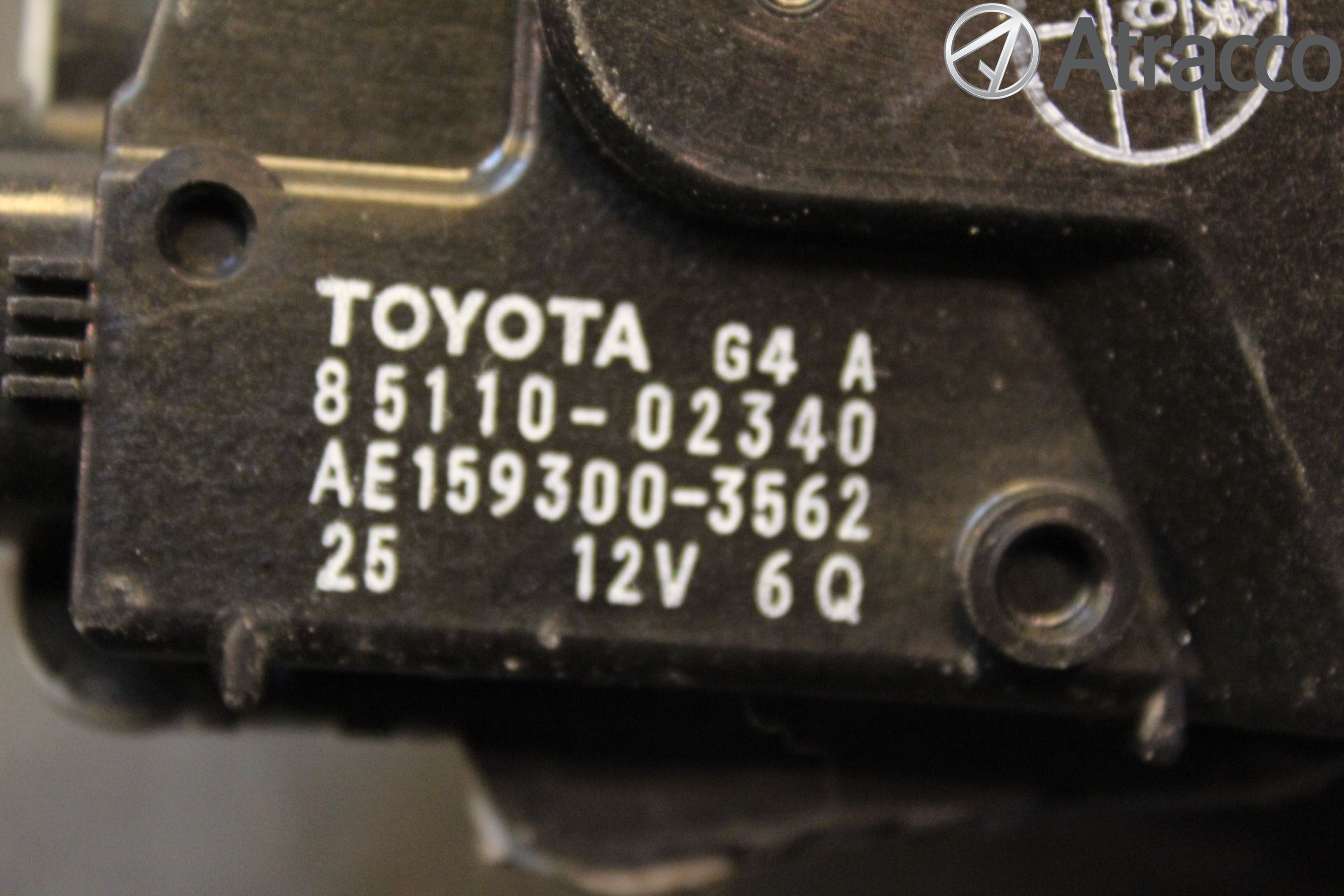 Toyota AURIS 13-19 Viskermotor Frontrute