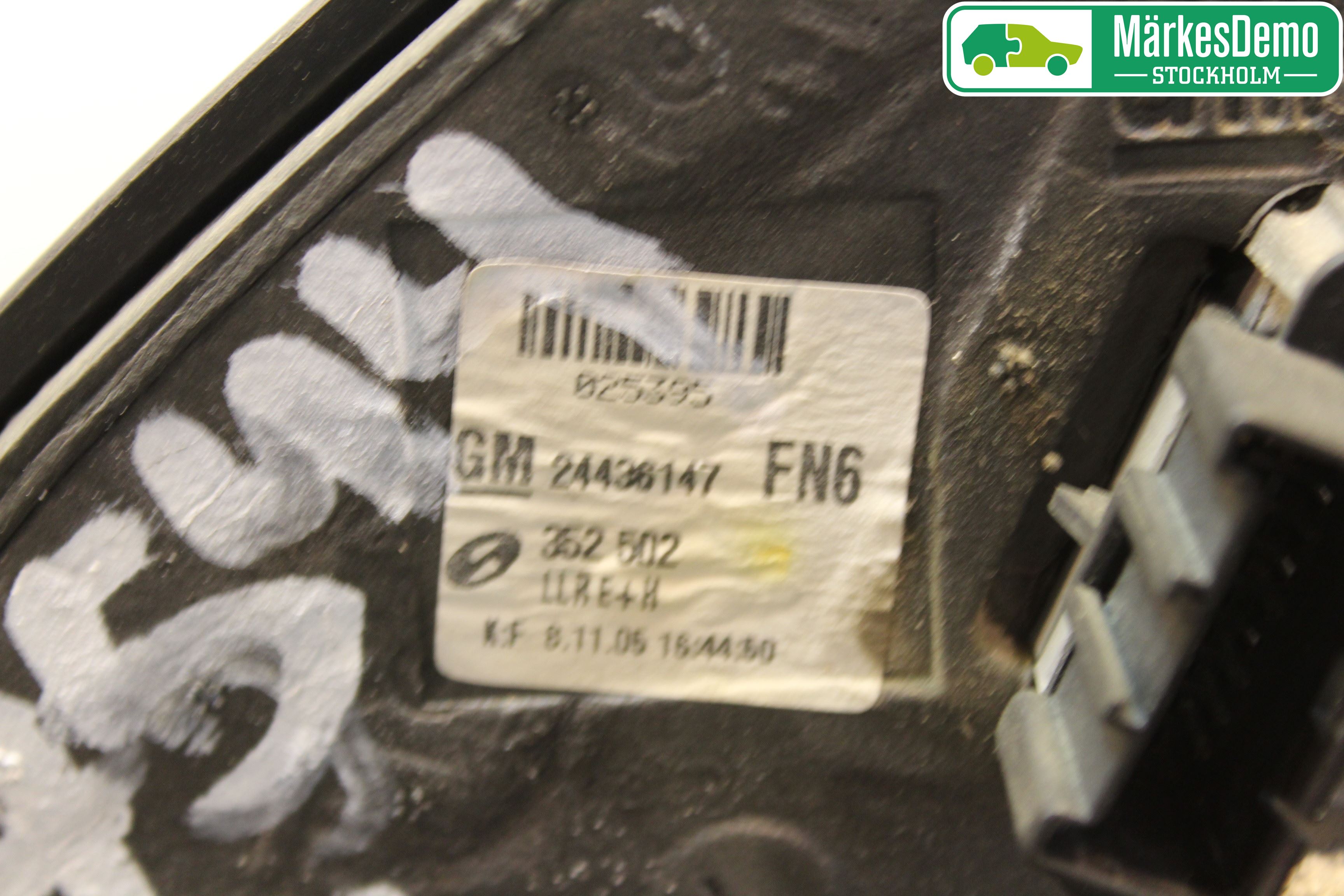 Opel VECTRA C 06-08 Speil H M-El Justering