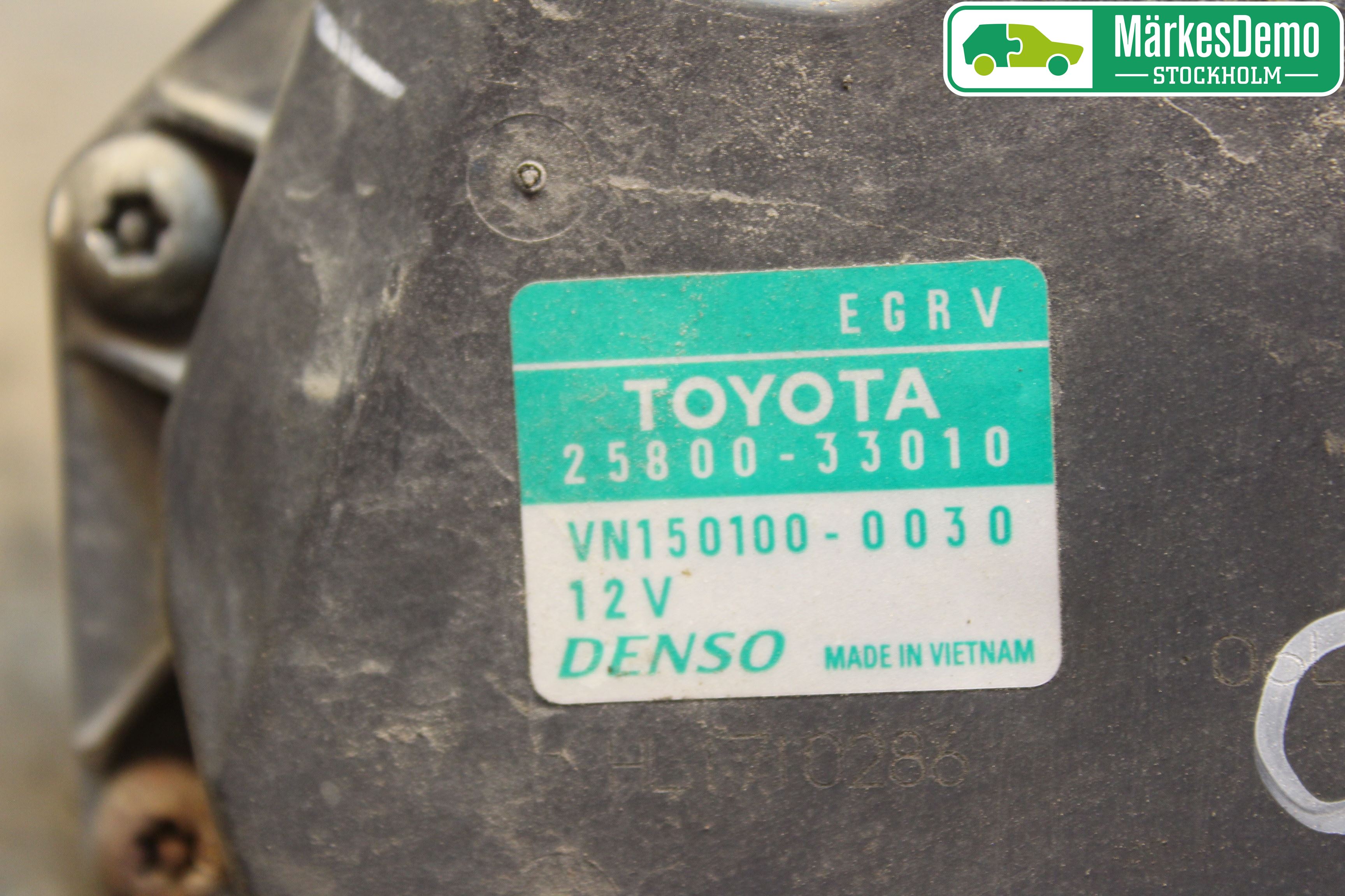 Toyota AURIS 10-12 Egr Ventil