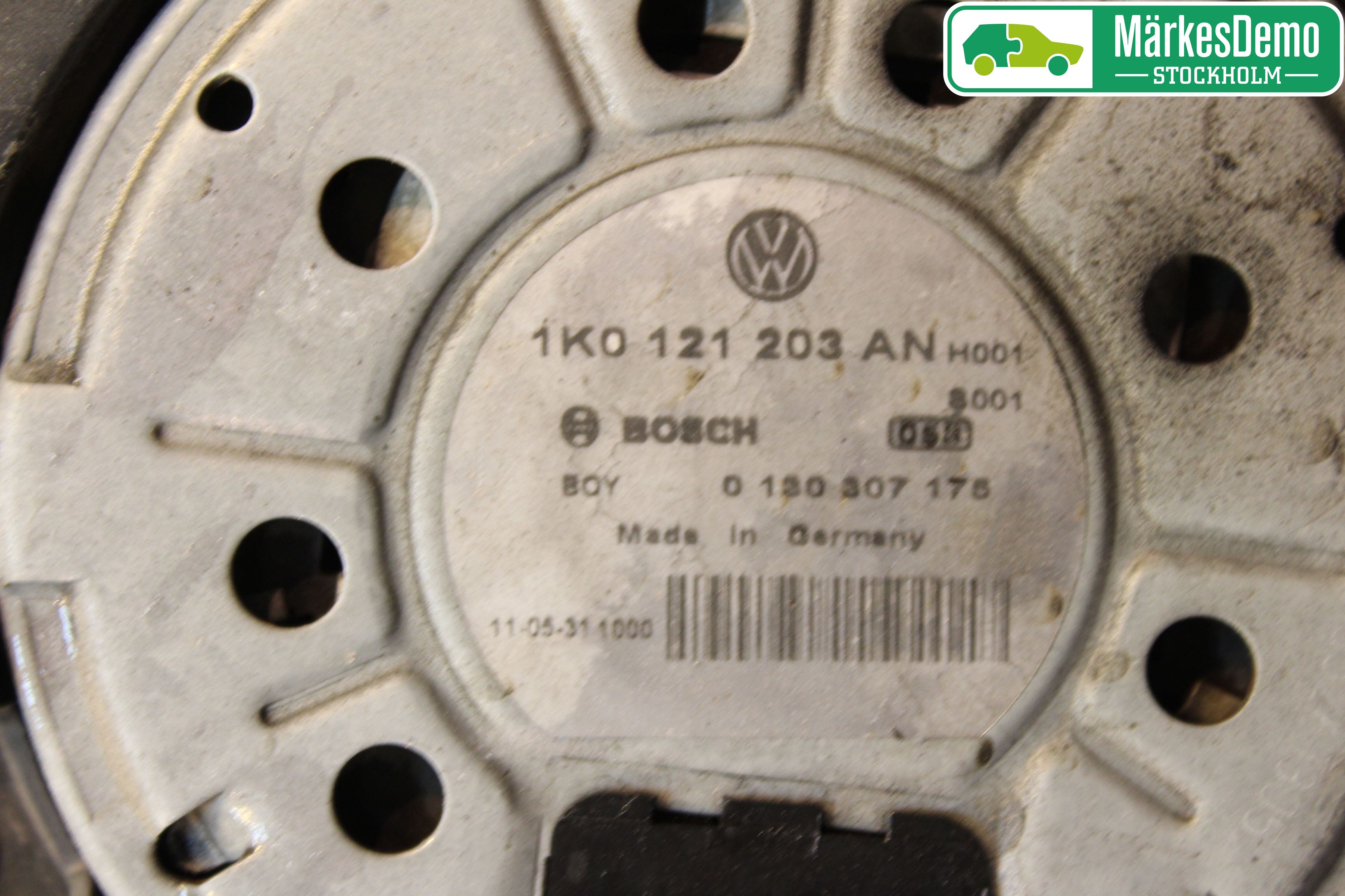 Volkswagen VW GOLF VI 09-13 Kjølevifte Elektrisk