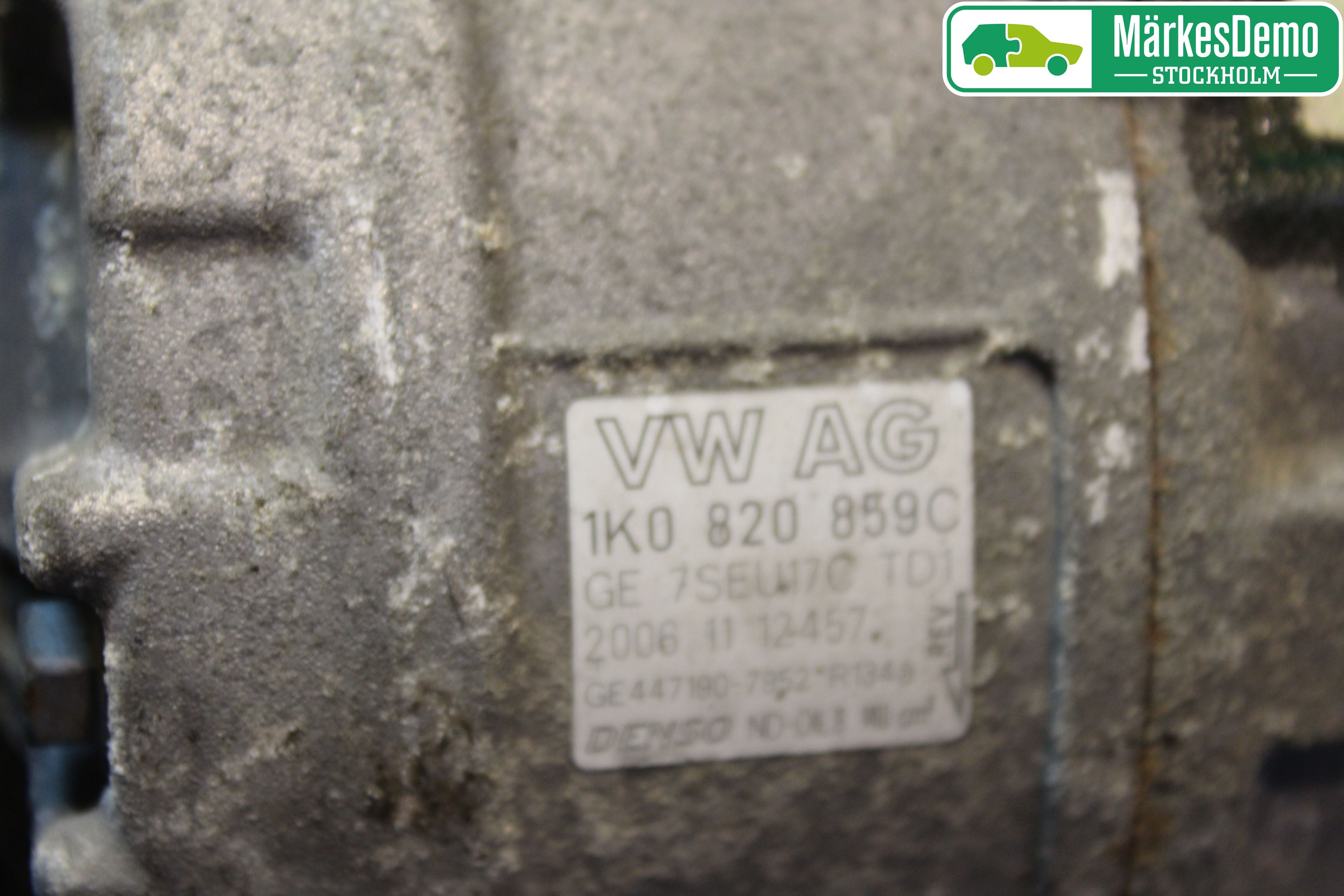 Volkswagen VW GOLF V 04-09 Varme Ac Kompressor