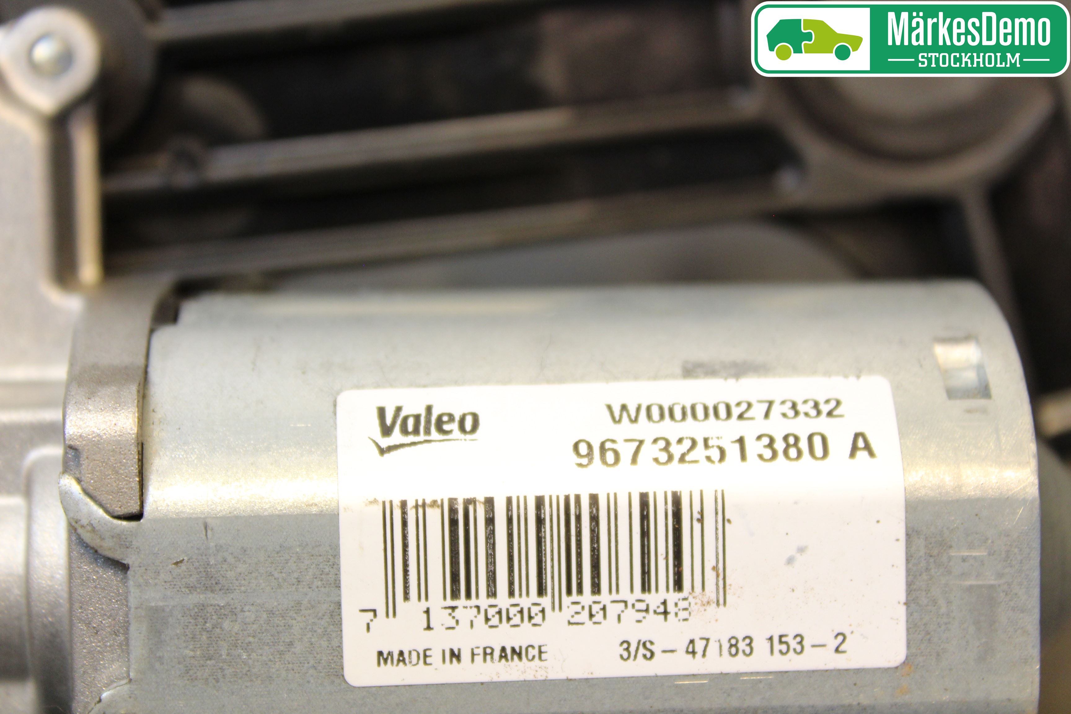 Peugeot 208 12-15 Viskermotor Bakluke
