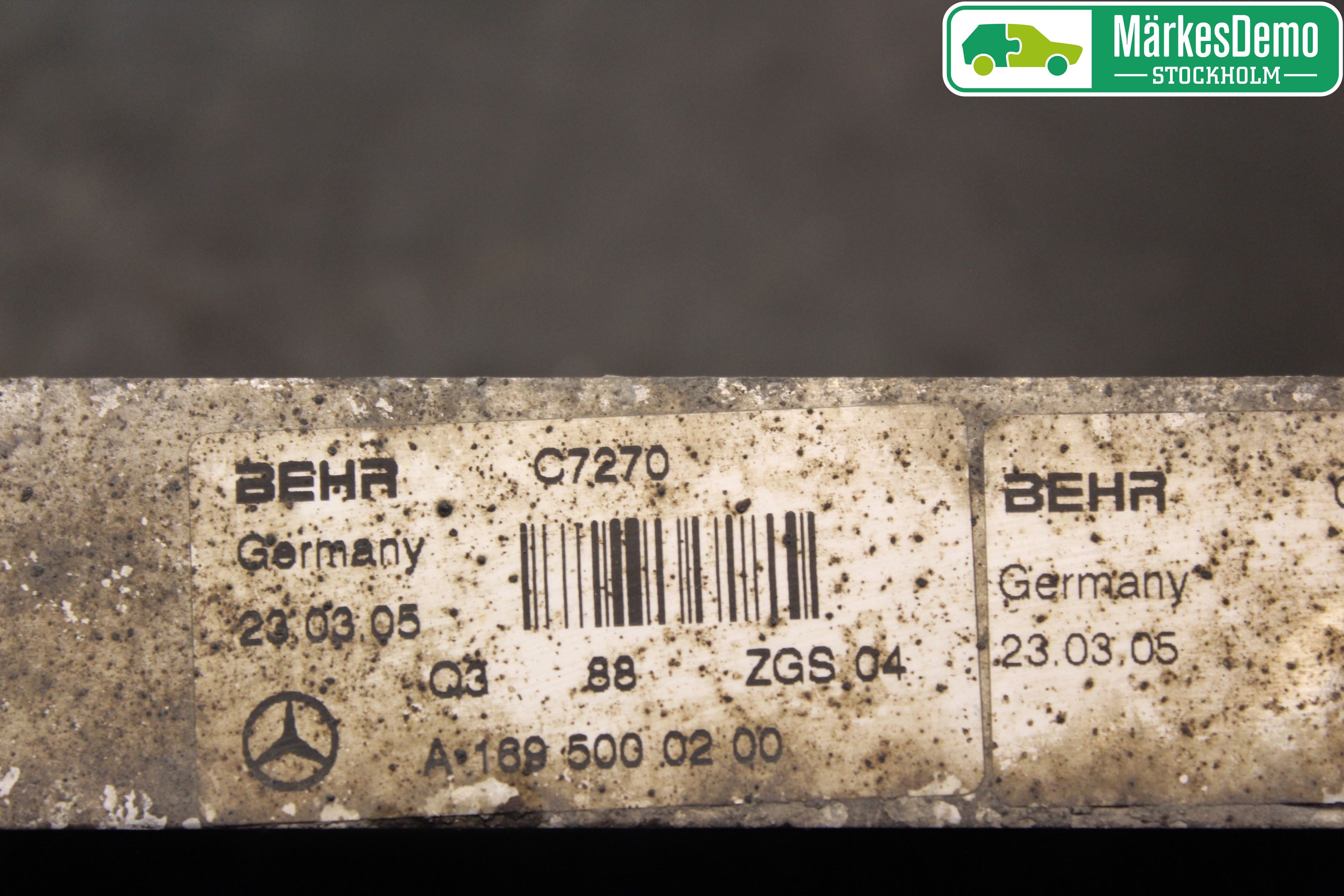 Mercedes-Benz MB B-KLASS (W245) 05-12 Radiator Oljekjøler Automatgea