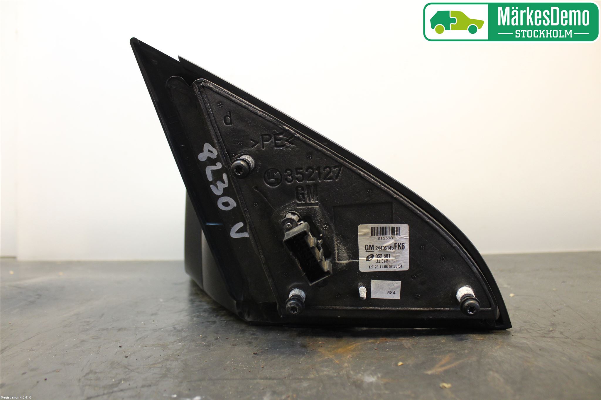 Opel VECTRA C 06-08 Speil V M-El Justering