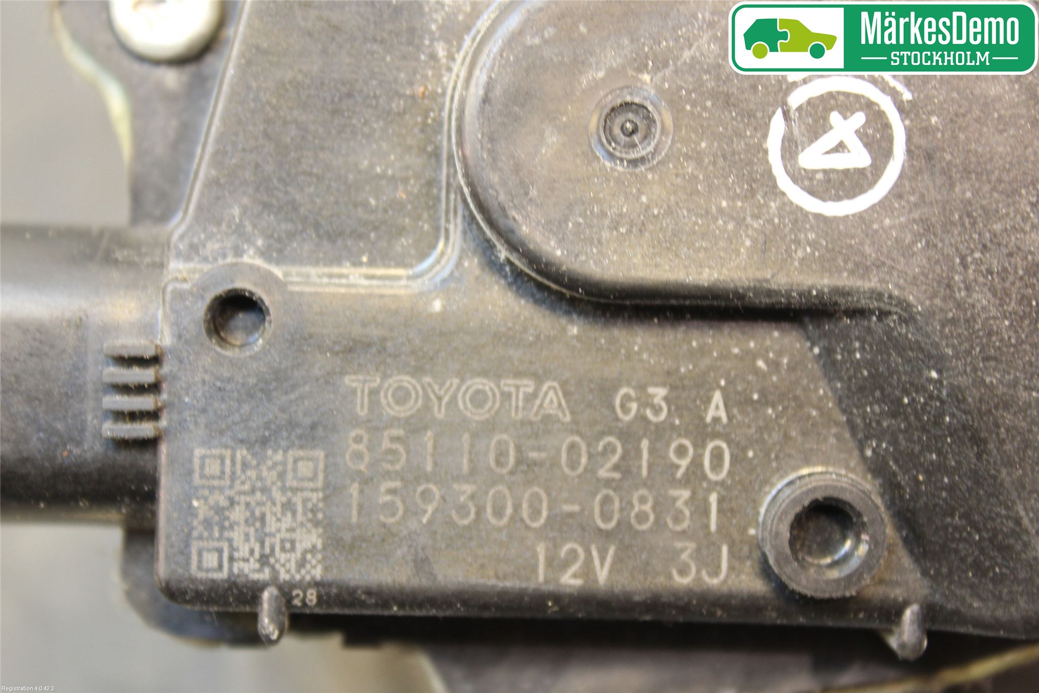 Toyota AURIS 07-09 Viskermotor Frontrute