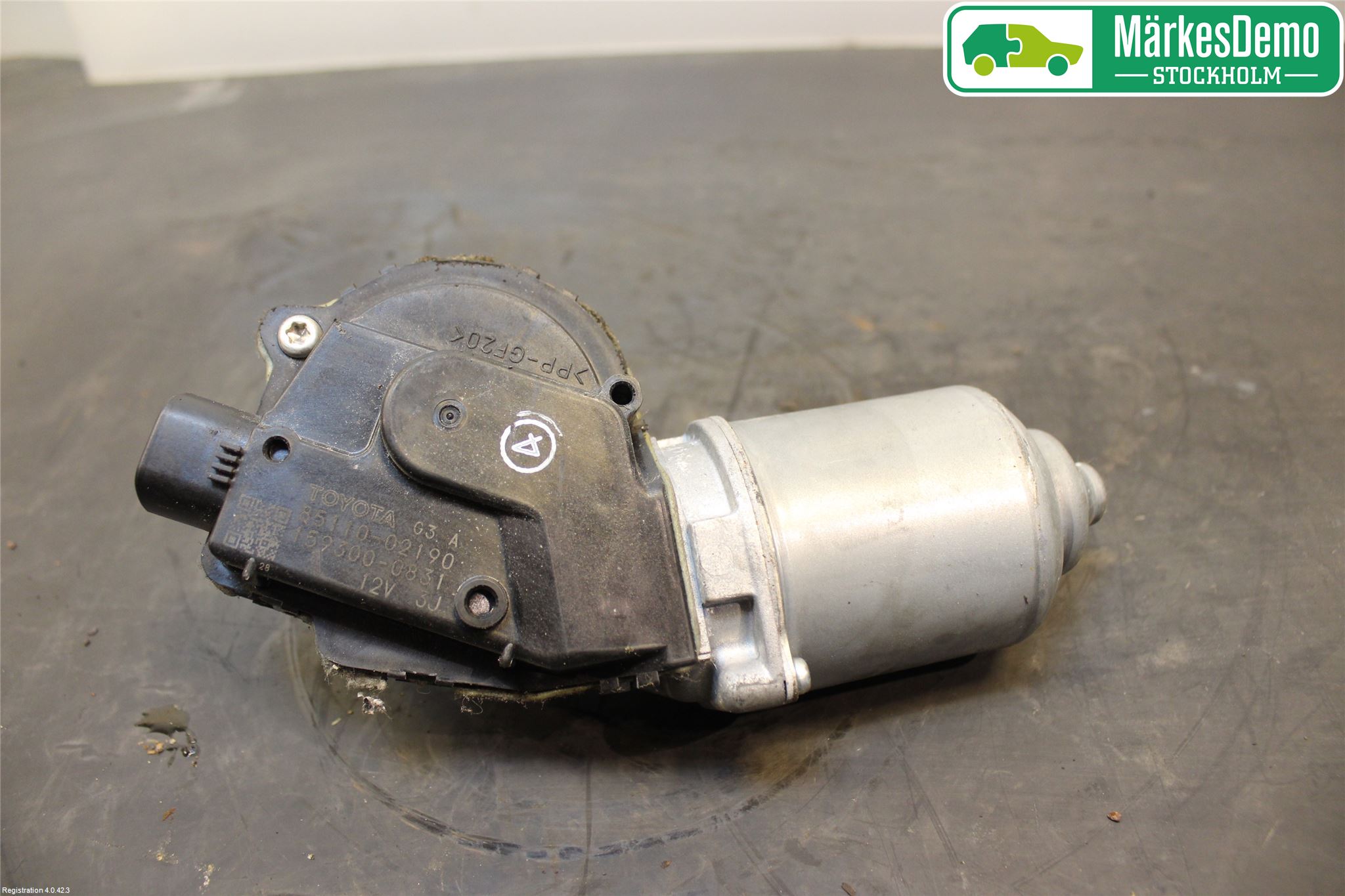 Toyota AURIS 07-09 Viskermotor Frontrute