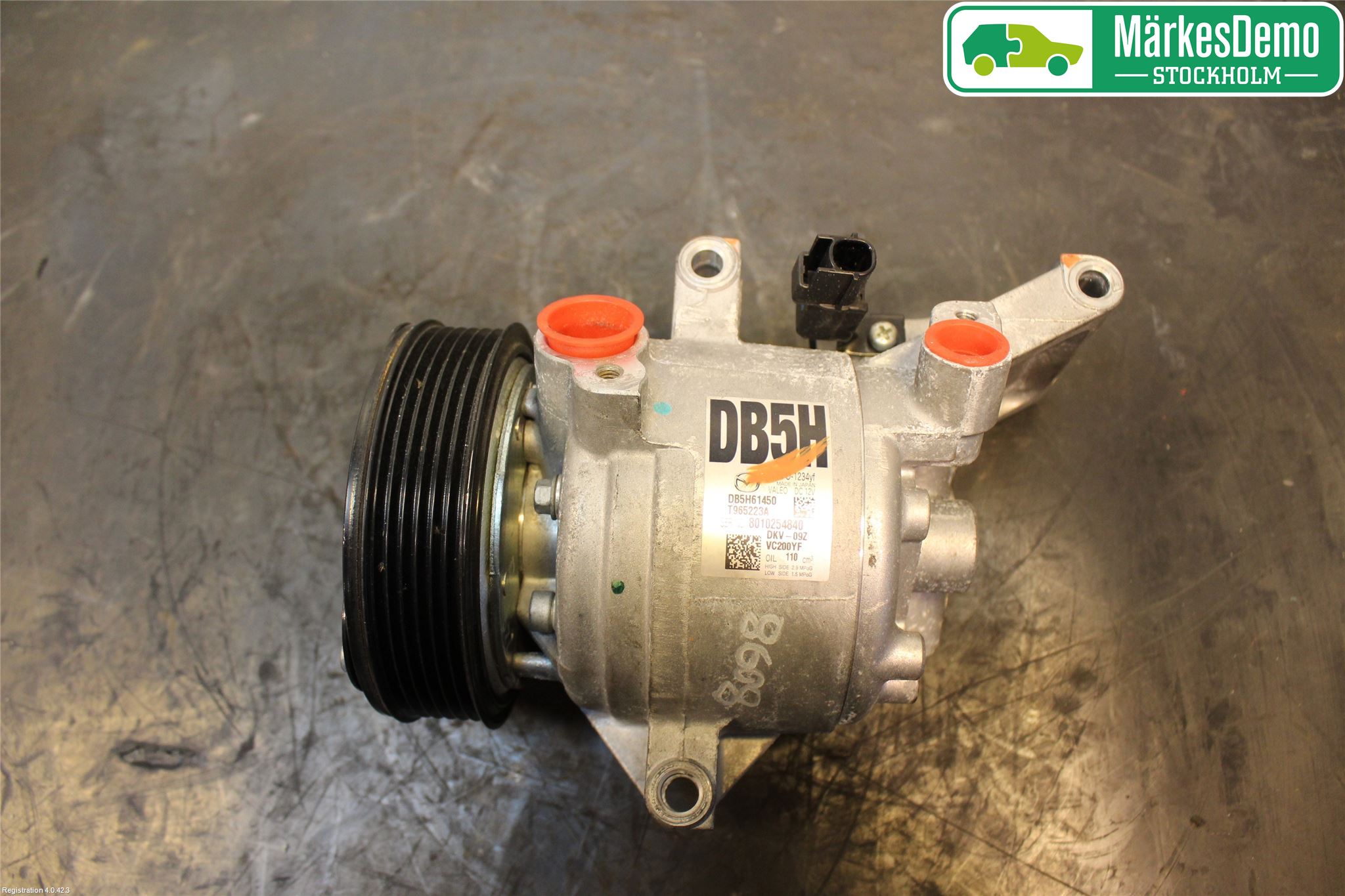 Mazda 2 (DJ) 15-22 Varme Ac Kompressor
