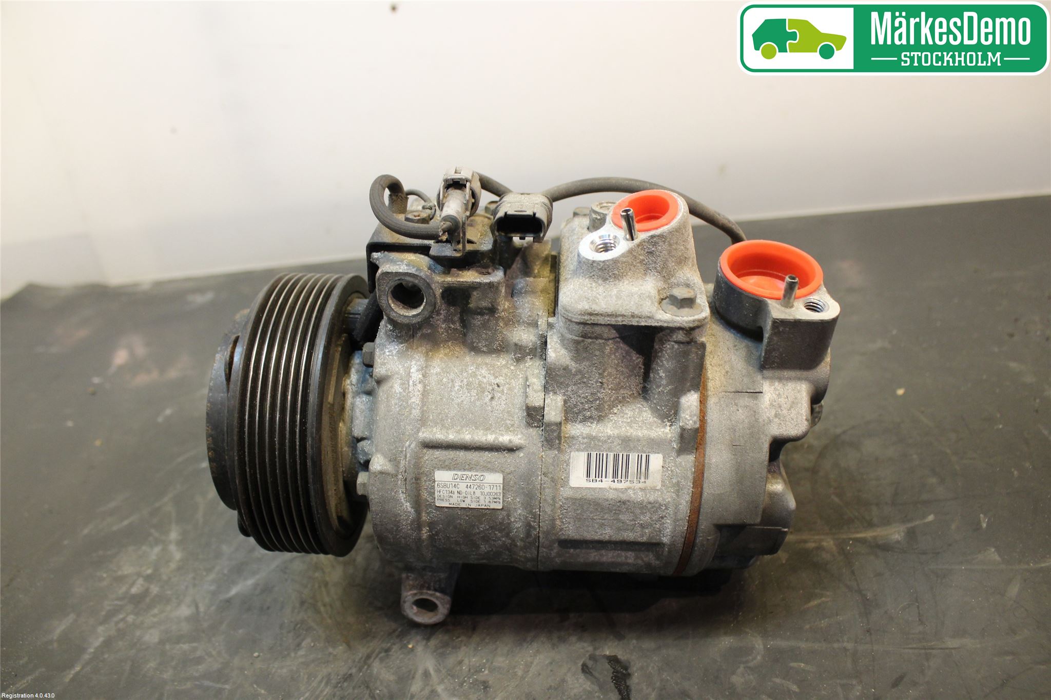 BMW 5 E60/61 Sed/Tou 02-10 Varme Ac Kompressor