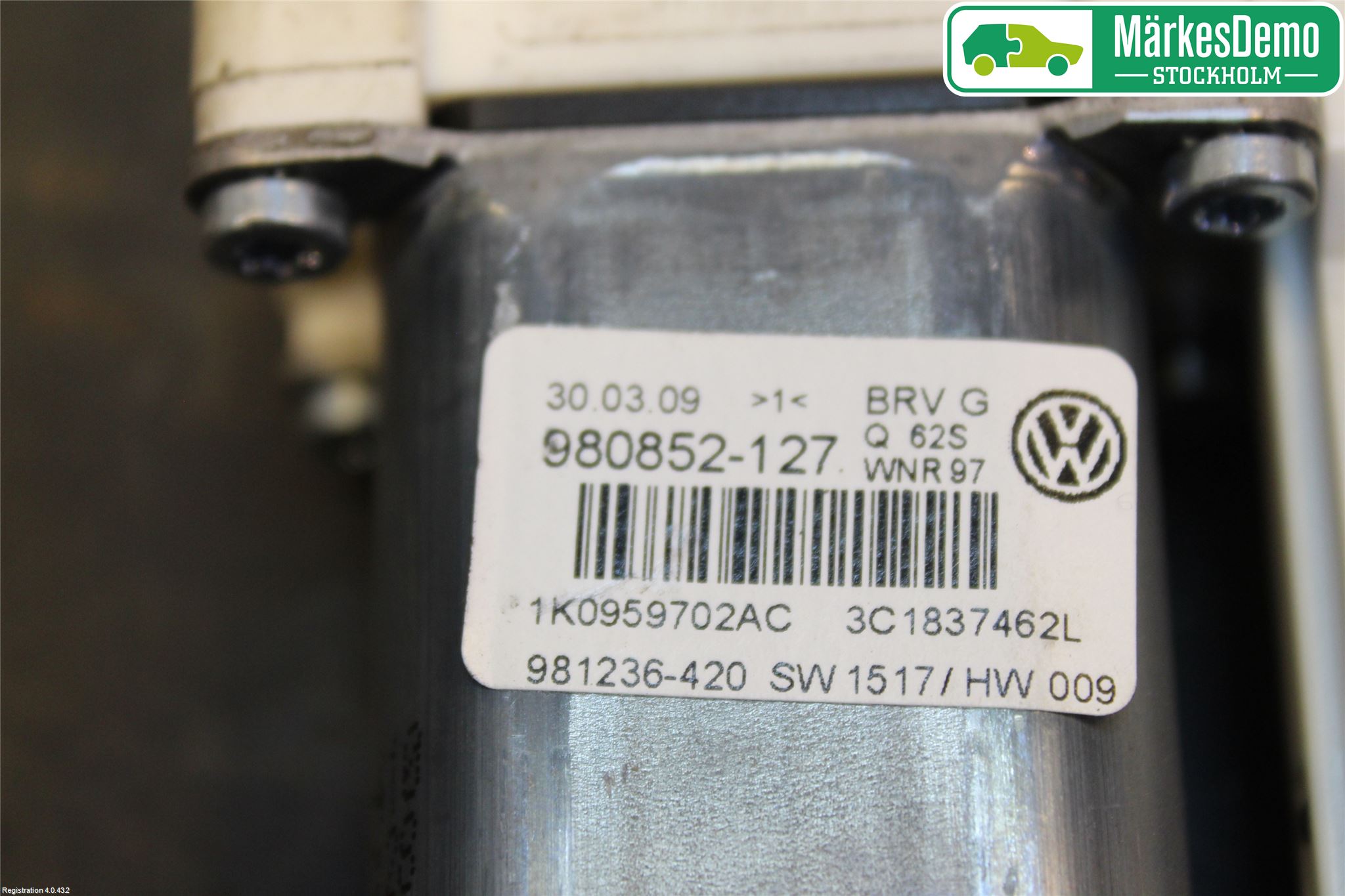 Volkswagen VW PASSAT 05-11 Vindusheismotor