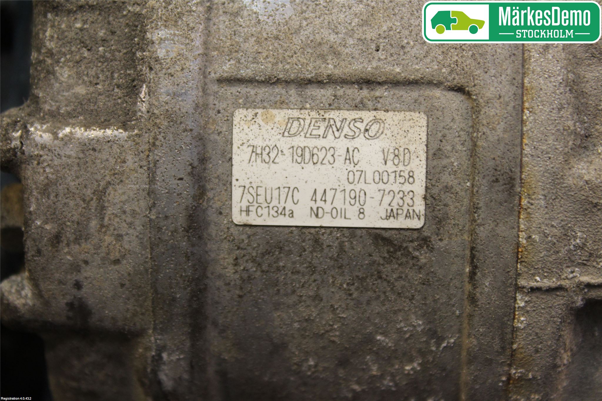 Landrover RANGE ROVER SPORT (L320) 10-13 Varme Ac Kompressor