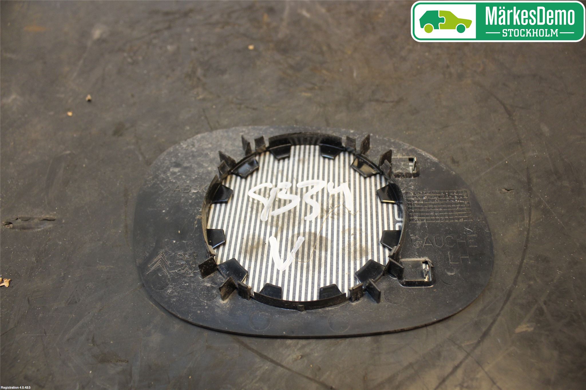 Peugeot 206 98-09 Speil Glass V