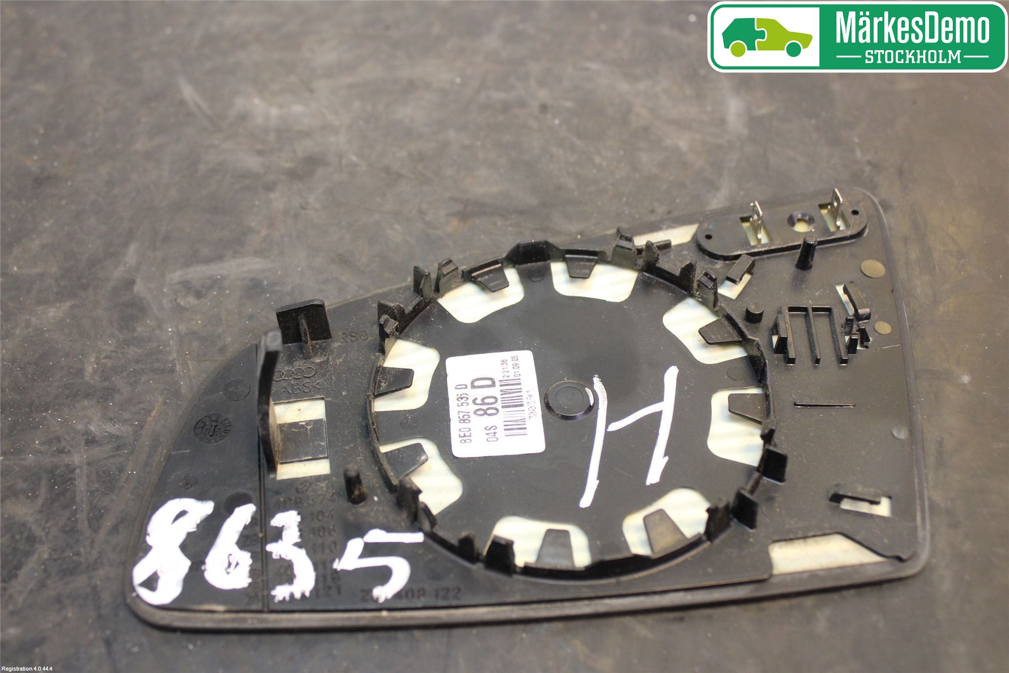 Audi A6/S6     05-11 Speil Glass H