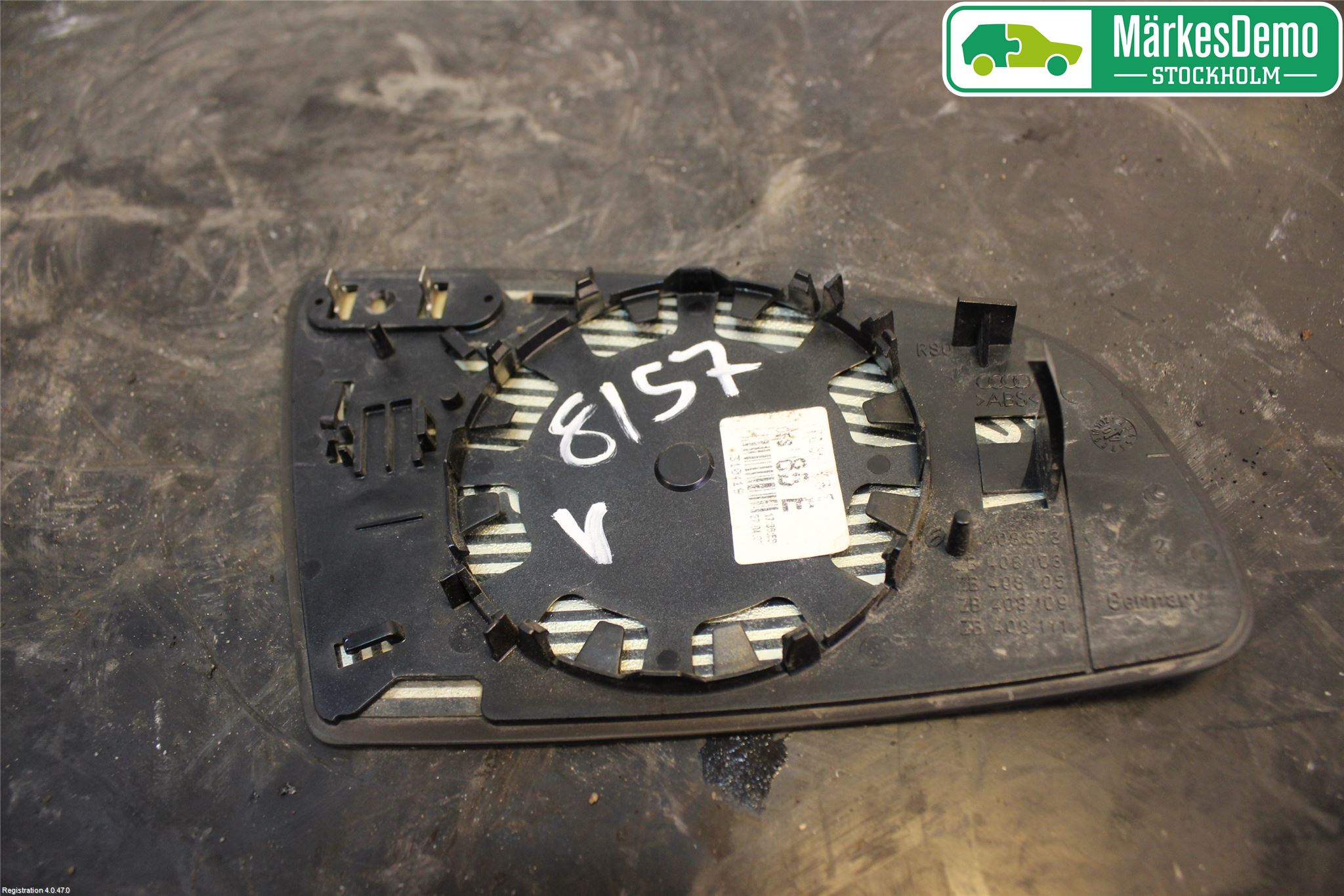 Audi A3/S3 05-13 Speil Glass H