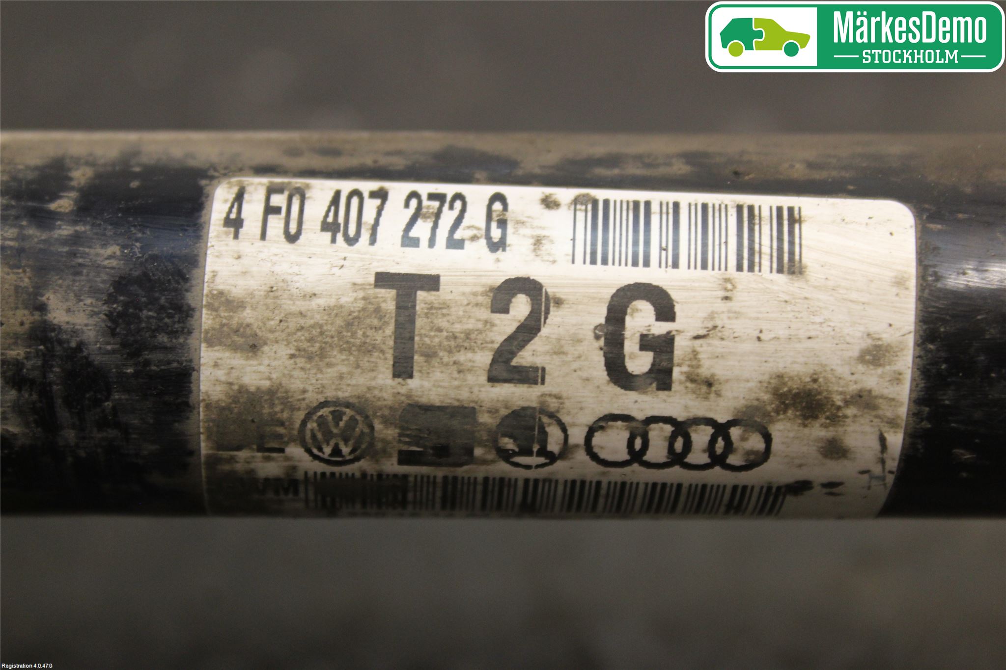 Audi A6/S6     05-11 Drivaksel Foran Kompl Høyre
