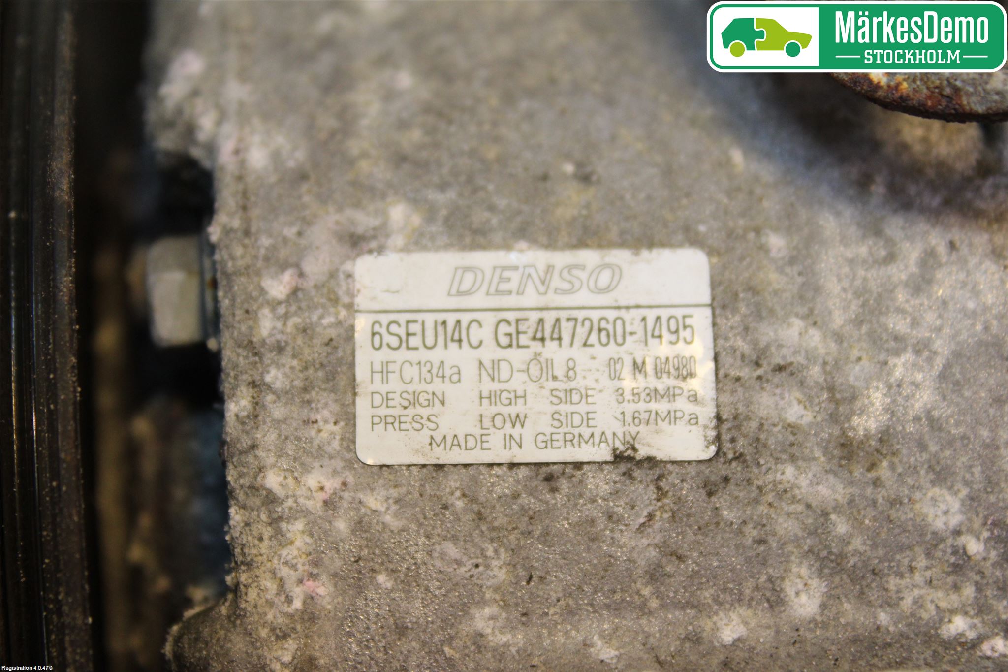 Toyota AVENSIS 09-15 Varme Ac Kompressor