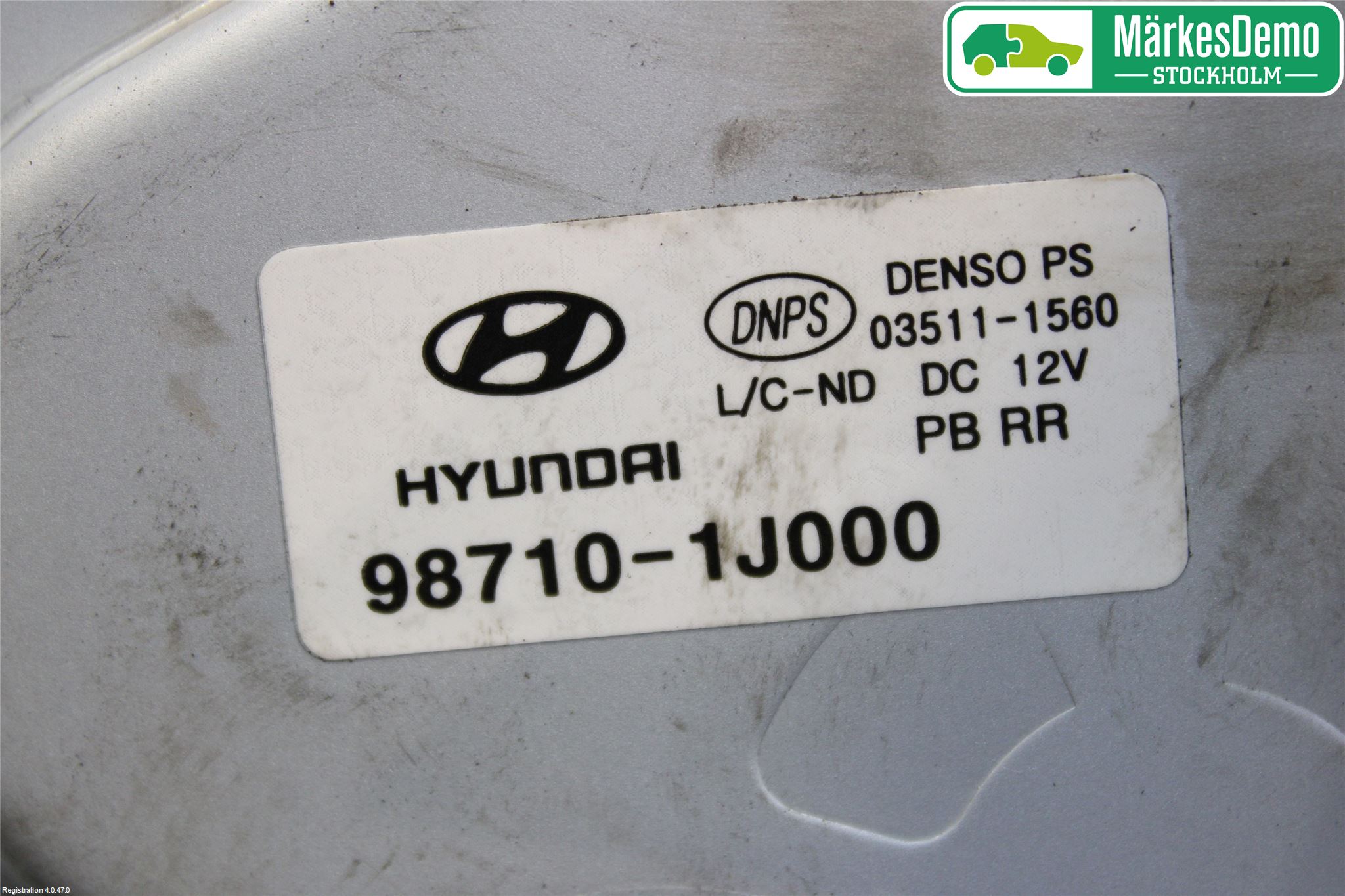 Hyundai i20 PB 09-14 Viskermotor Bakluke