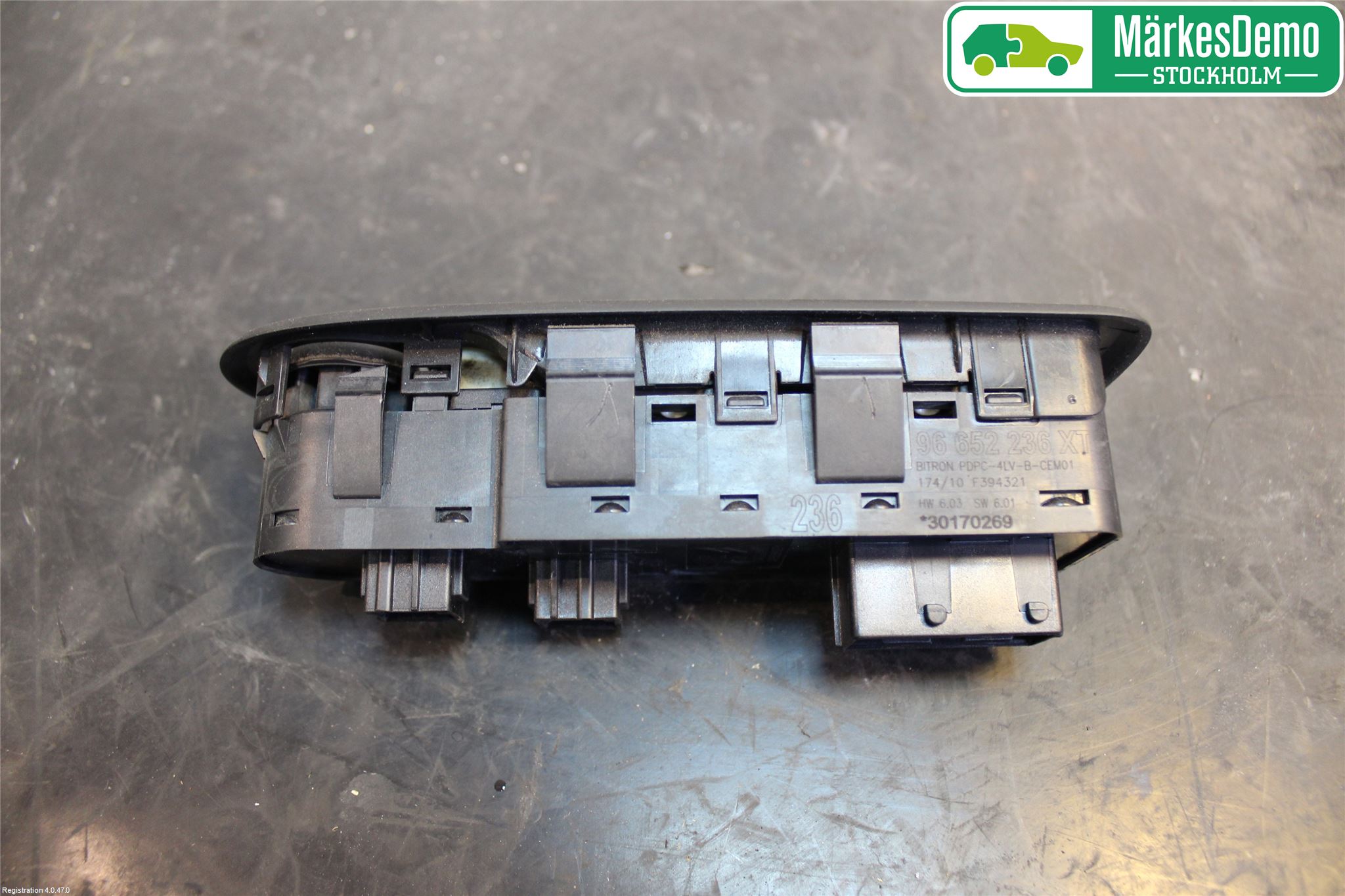 Citroen C3 10-17 Bryter Vindusheis