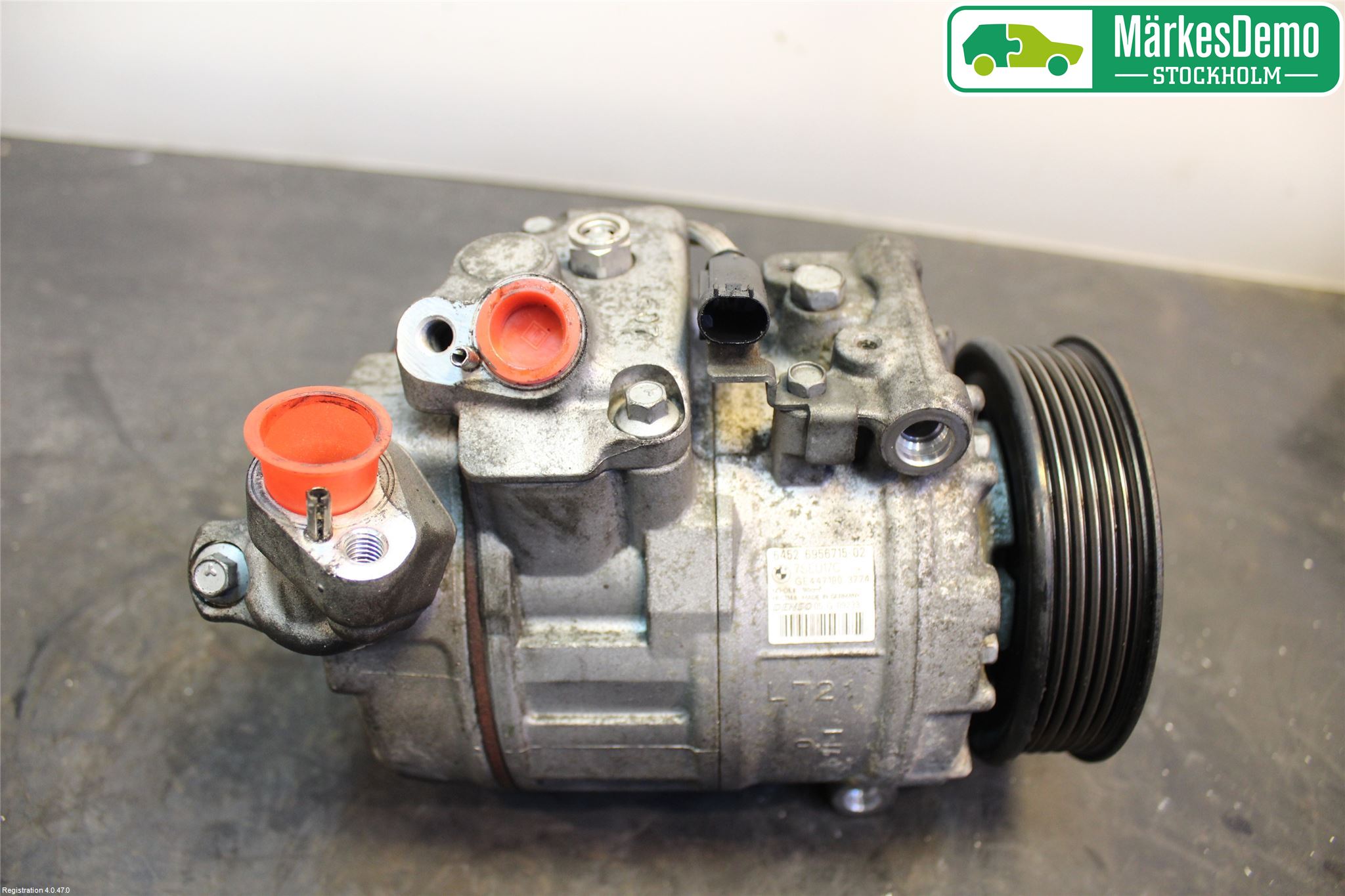 BMW 5 E60/61 Sed/Tou 02-10 Varme Ac Kompressor