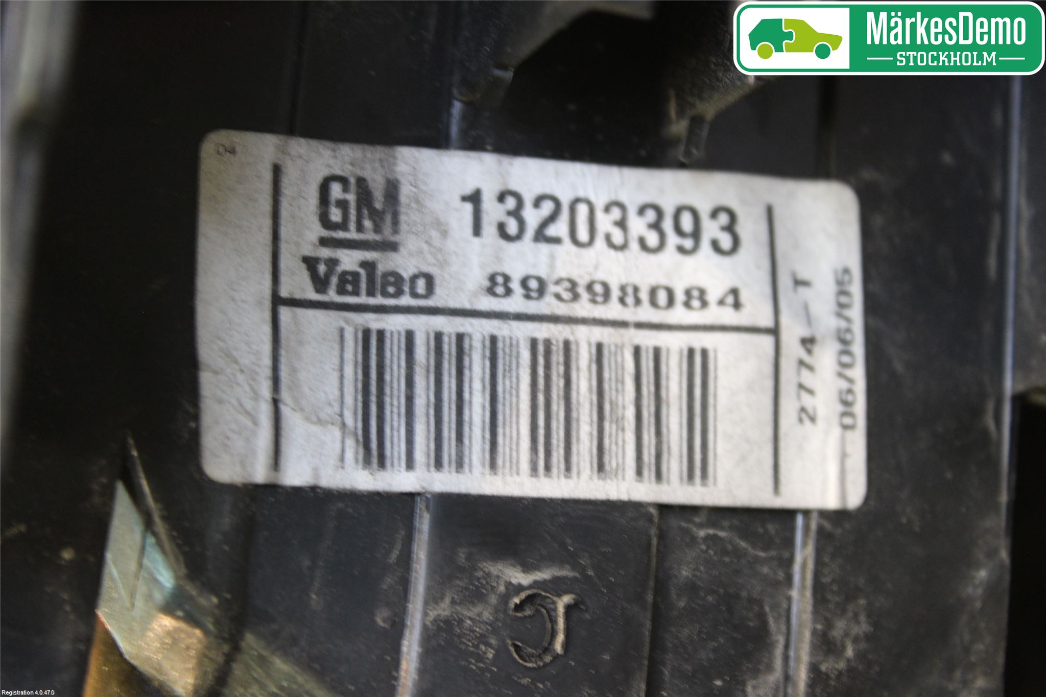 Opel MERIVA A   03-10 Baklykt Venstre