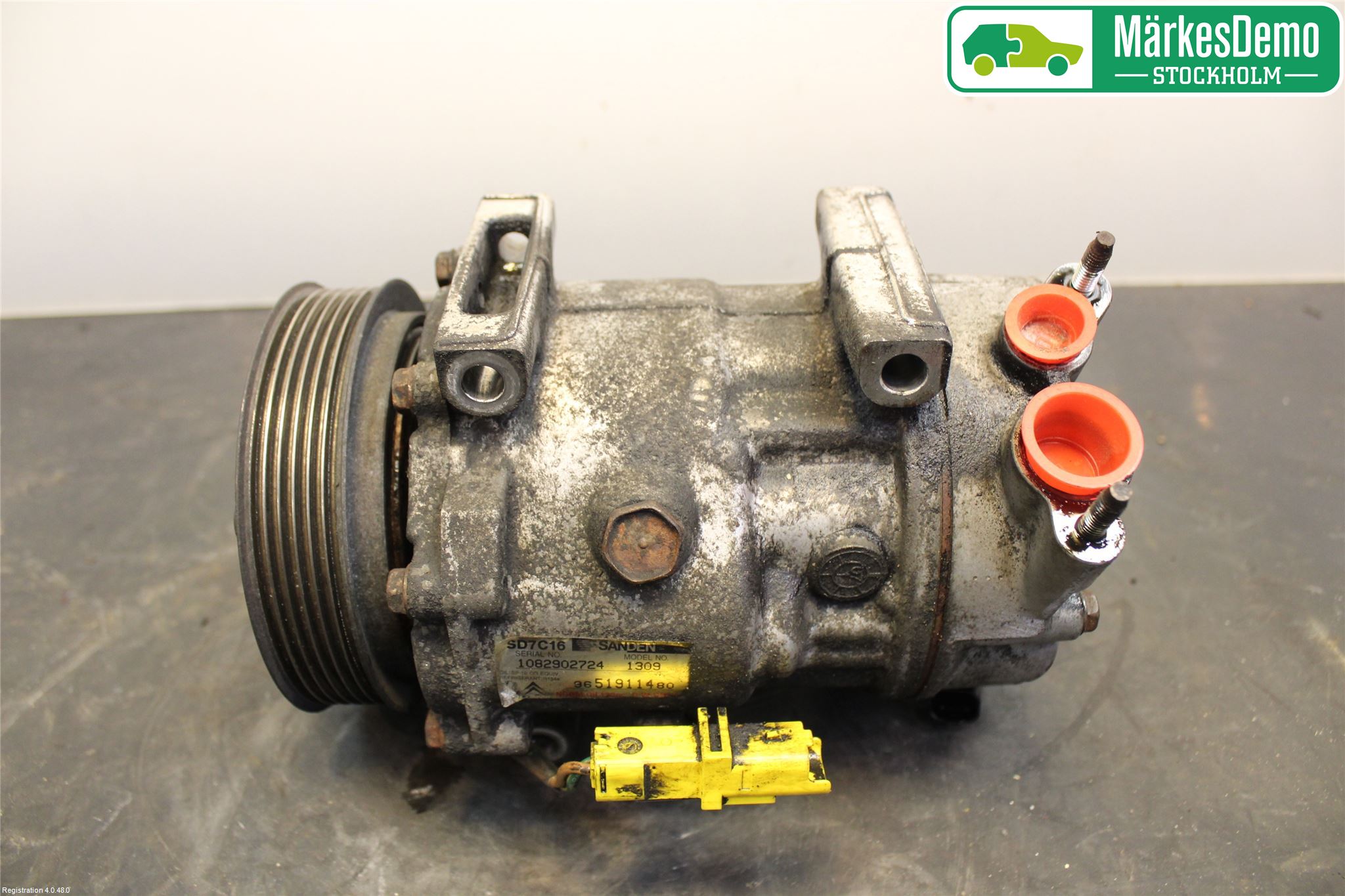 Citroen C4 PICASSO 06-13 Varme Ac Kompressor
