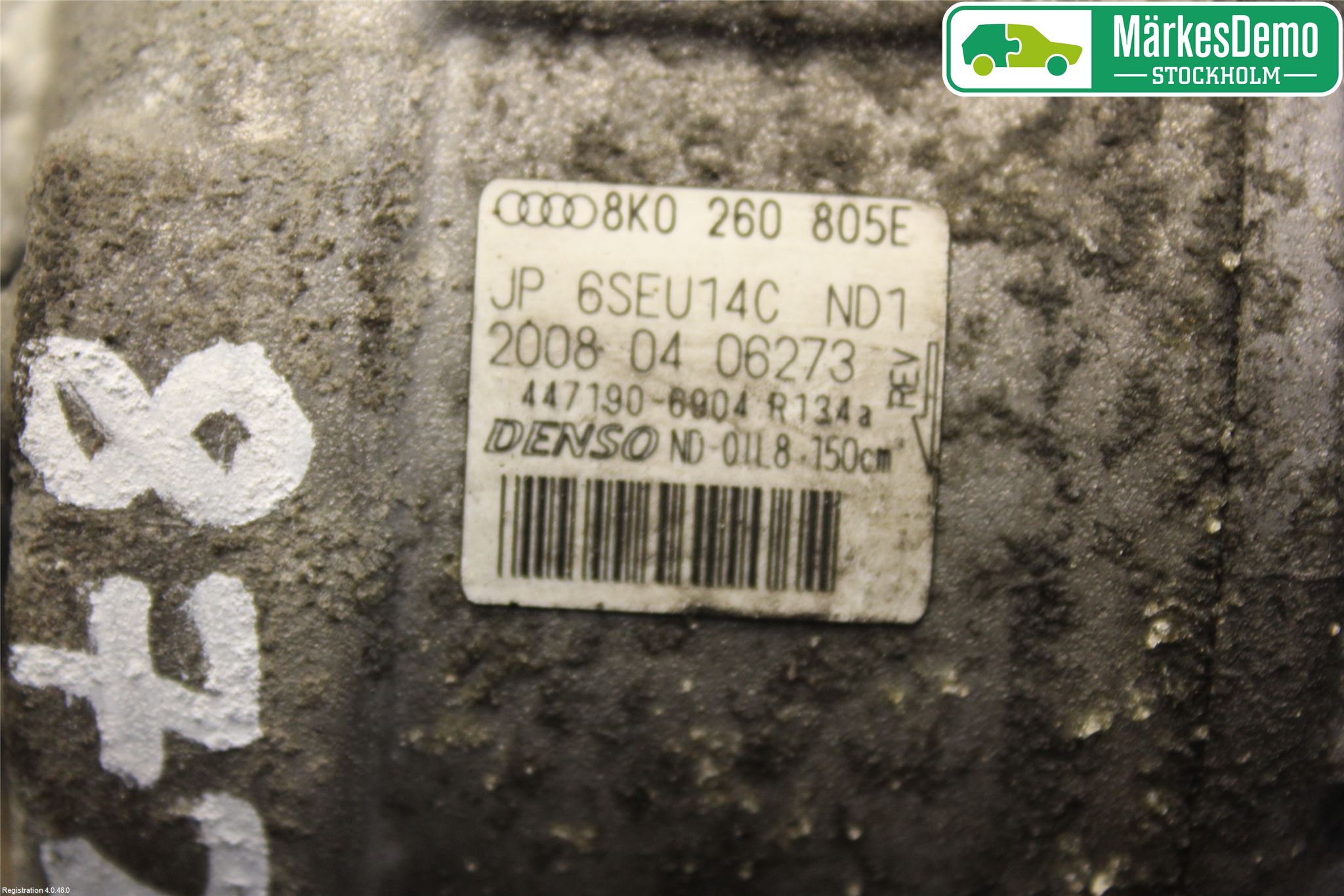 Audi A4/S4 08-11 Varme Ac Kompressor