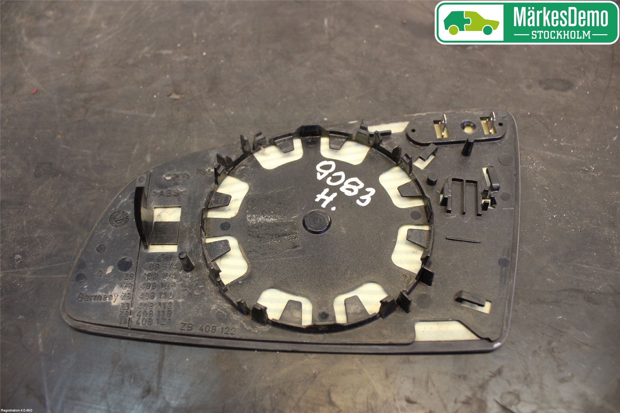 Audi A3/S3 05-13 Speil Glass H