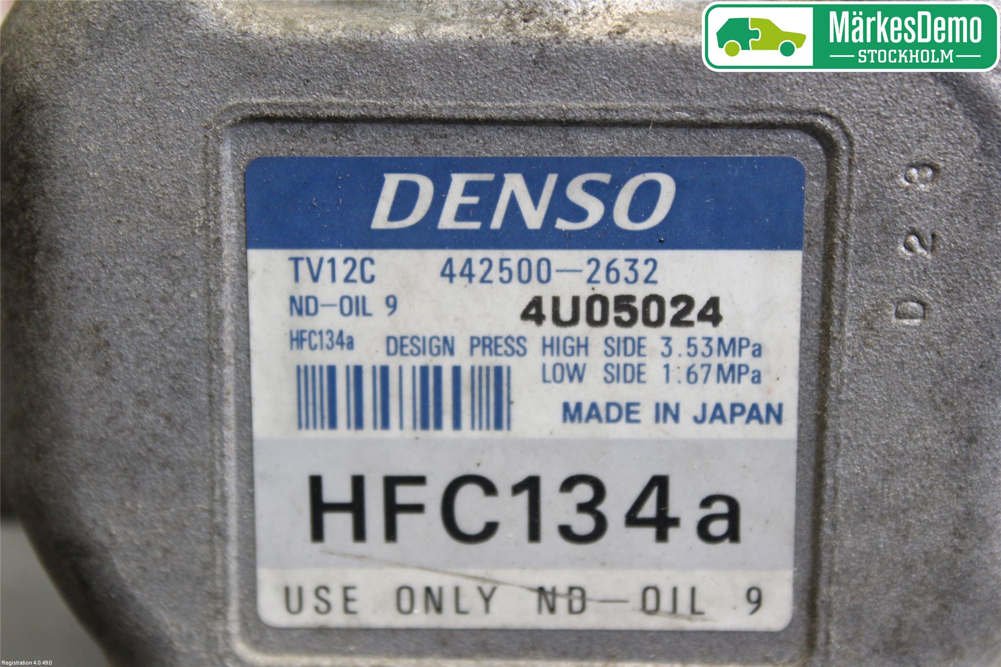 Toyota COROLLA 98-01 Varme Ac Kompressor