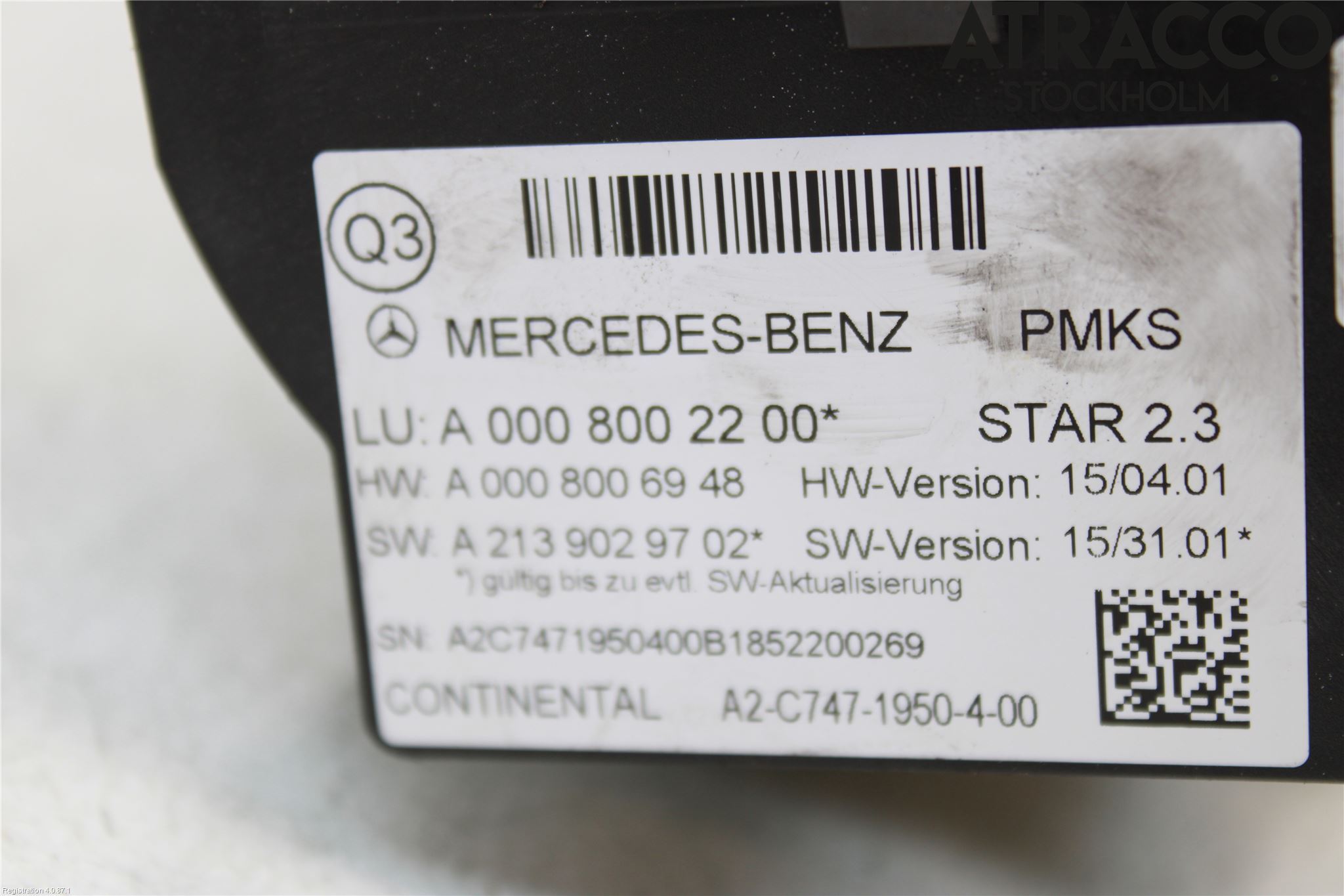 Mercedes-Benz MB S-KLASS (W222) 13-20 Vacuumpumpe