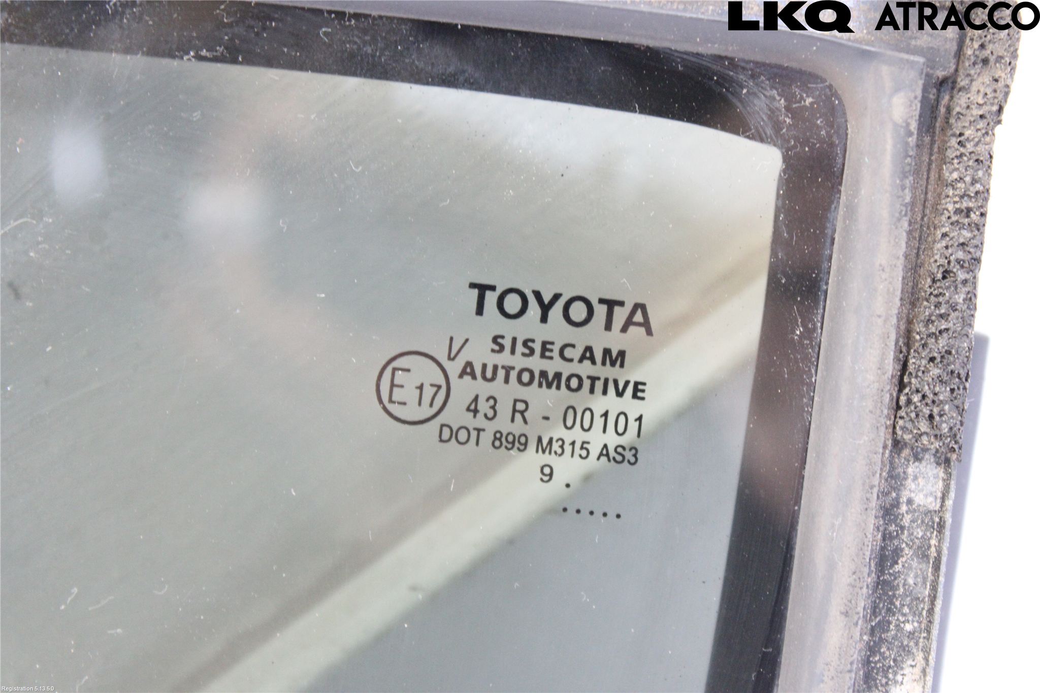 Toyota C-HR 16-23 Dørrute Bak Vens Trekant 4D