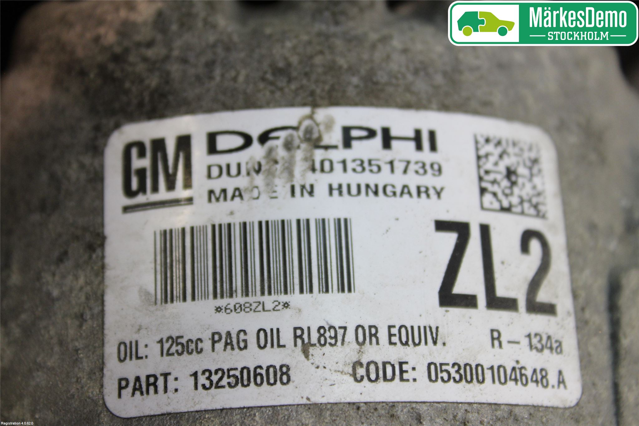 Opel ASTRA J 10-15 Varme Ac Kompressor